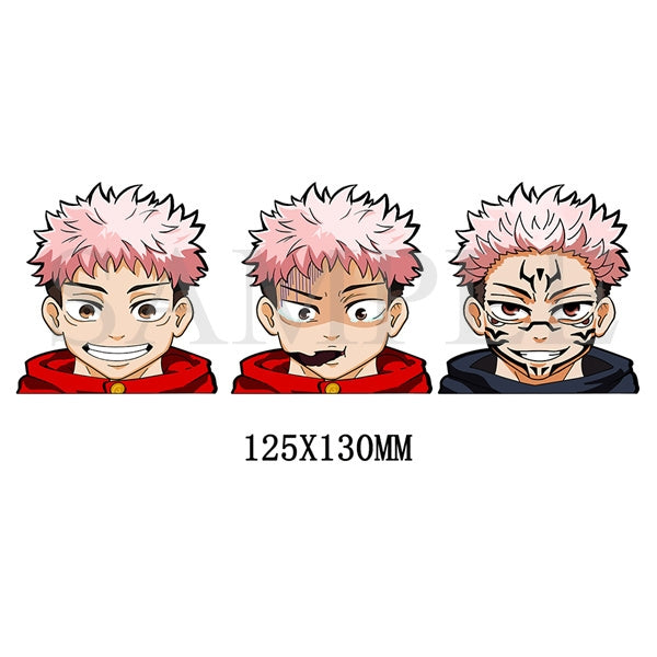 Itadori turning to Sukuna 3D motion sticker