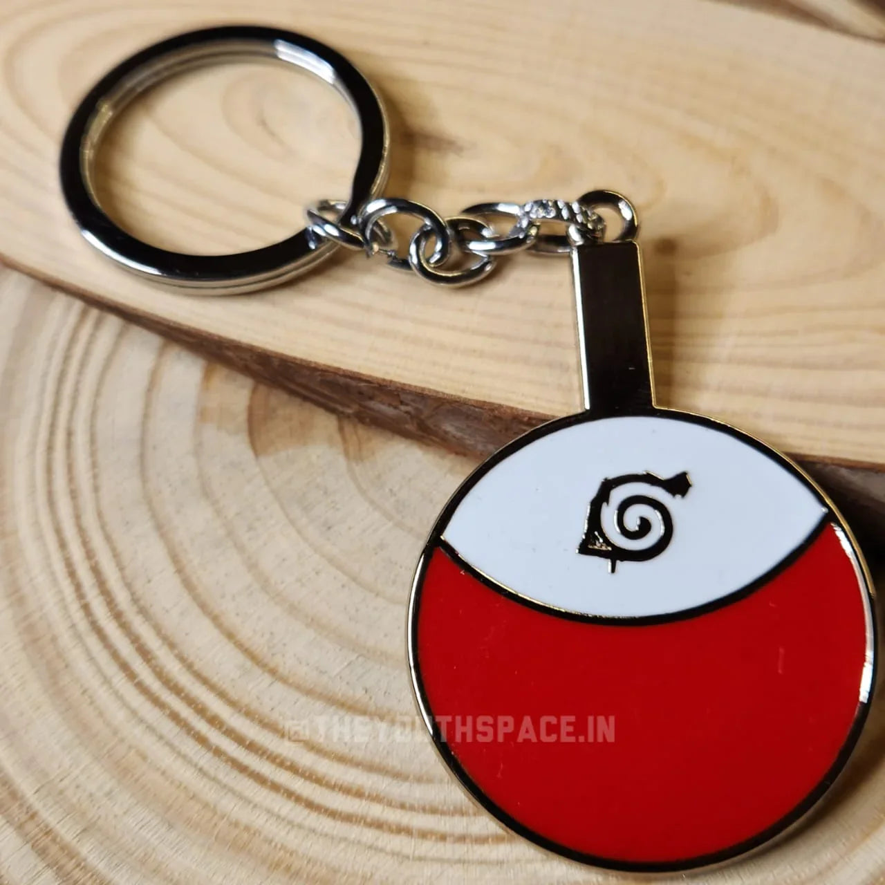 Uchiha symbol metal keychain