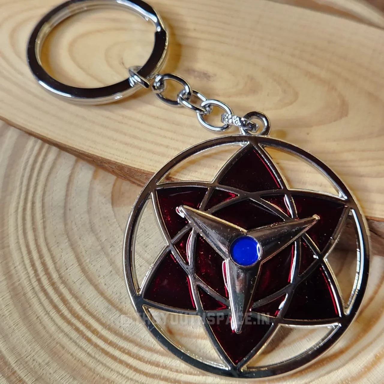 Sasuke Sharingan metal keychain
