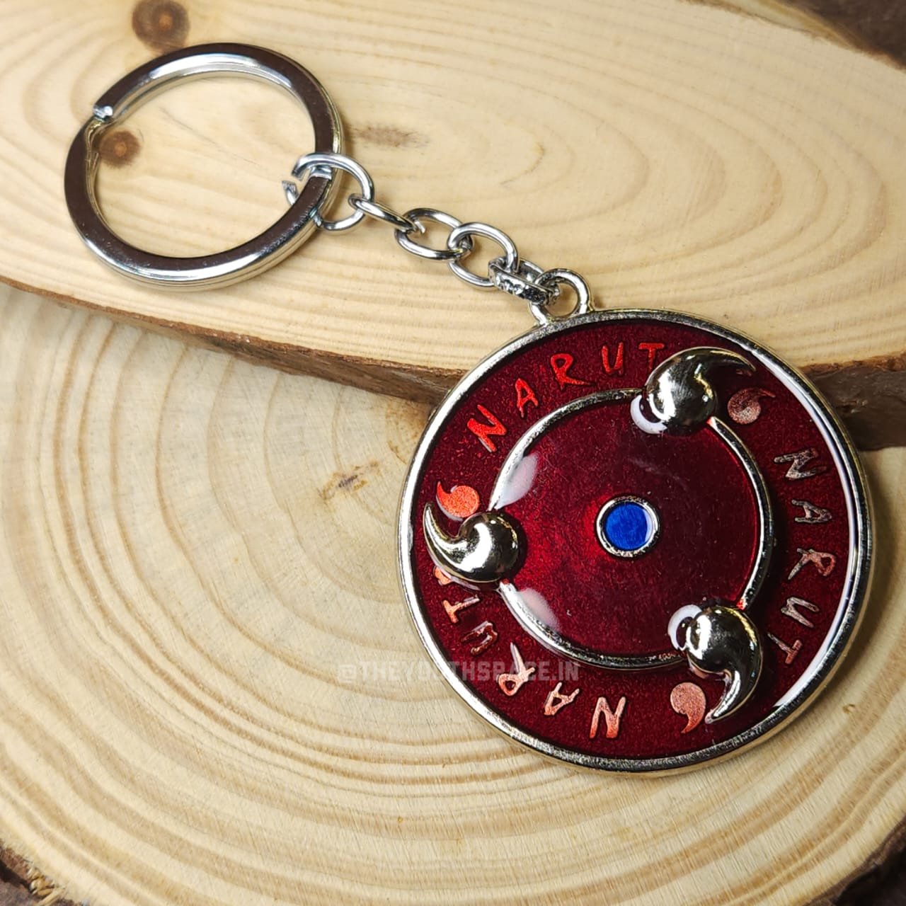 Sharingan Spinning keychain