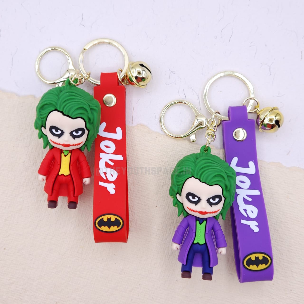 Joker silicone keychain