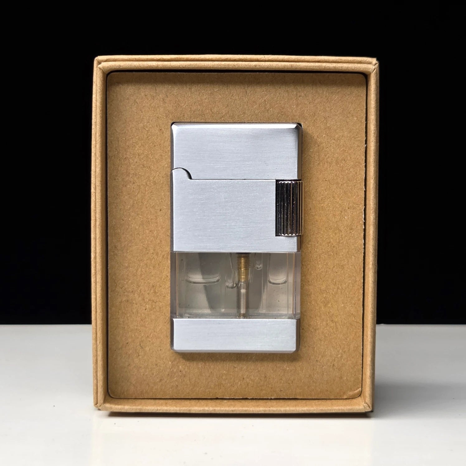 Dual Flame Mode Sleek Lighter (Metallic)