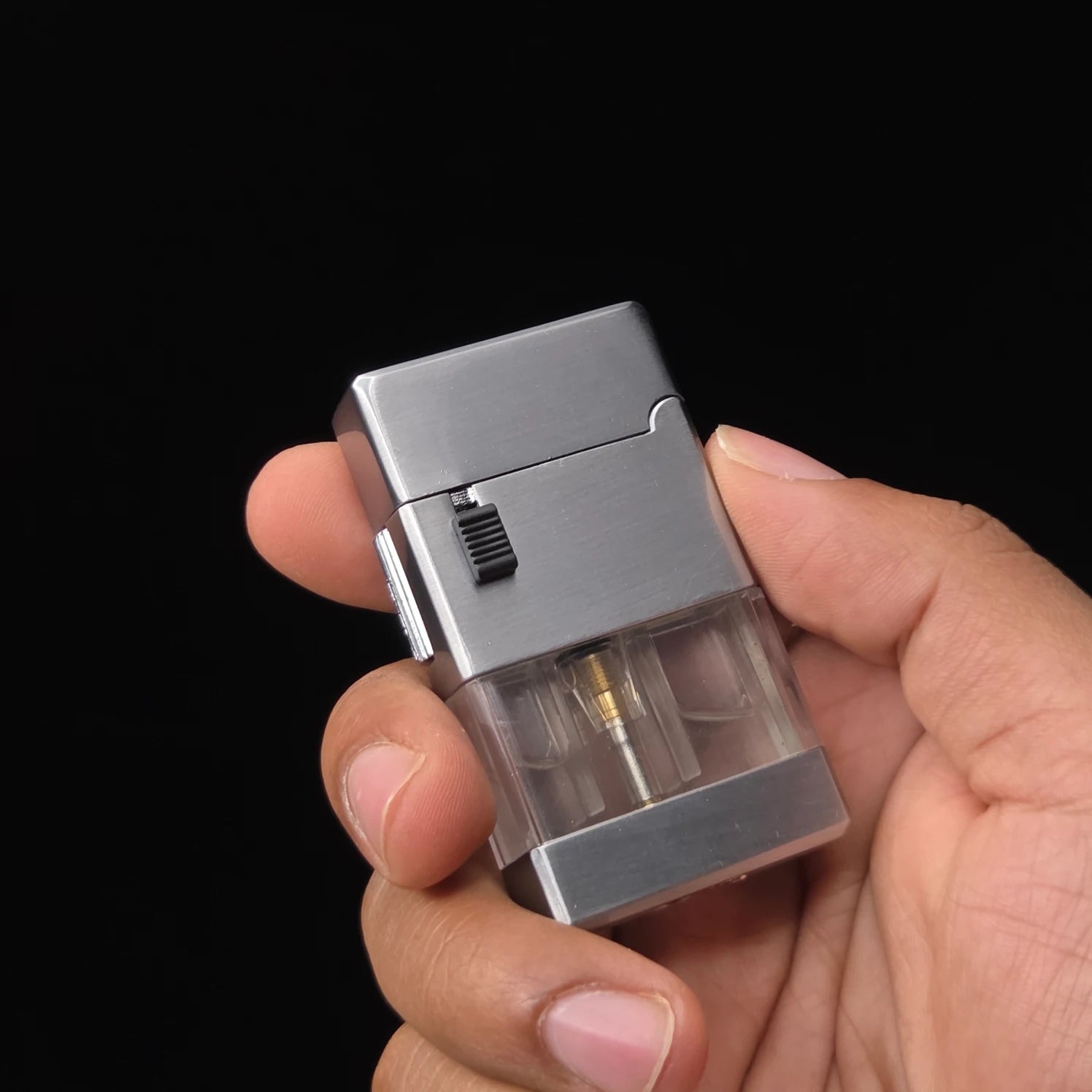 Dual Flame Mode Sleek Lighter (Metallic)