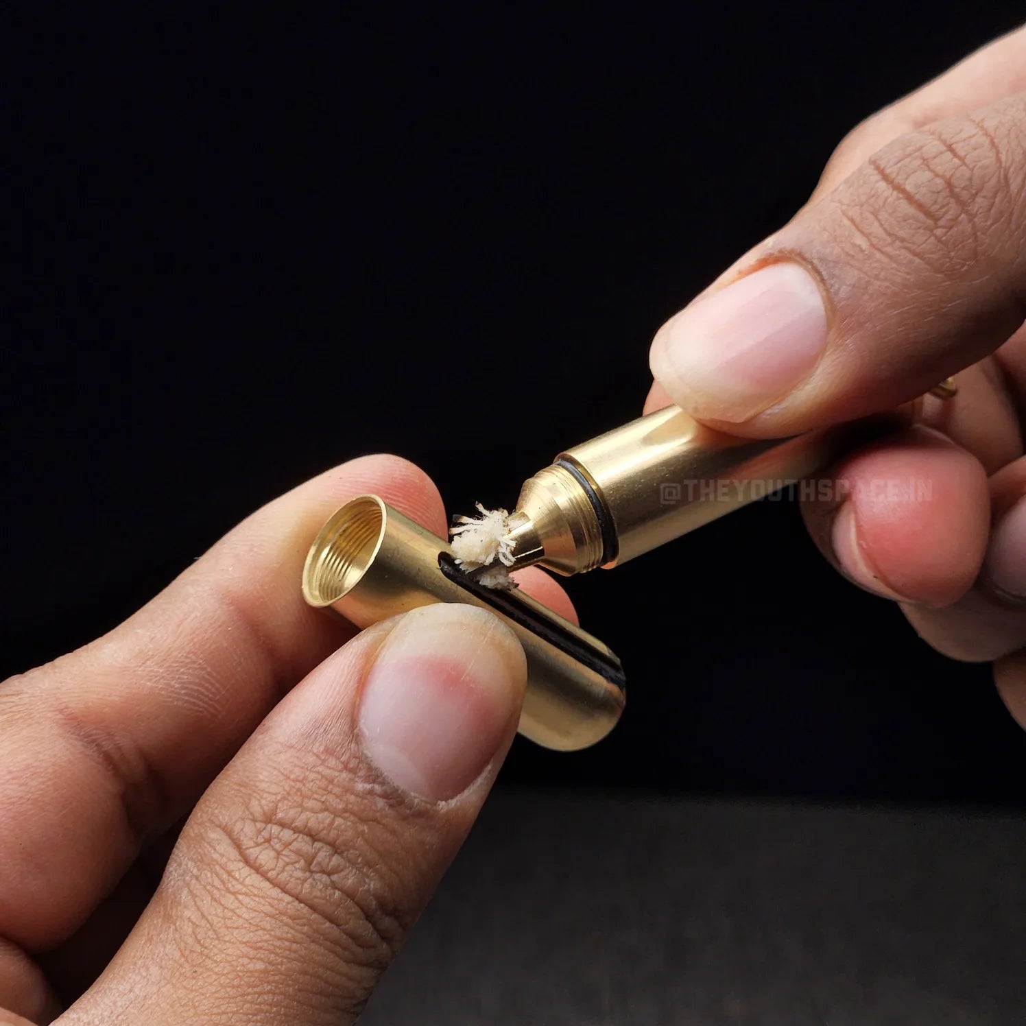 Vintage Brass Strike Lighter