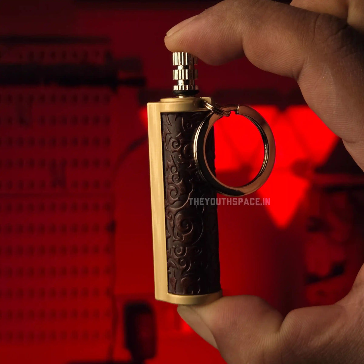 Honest Leather Permanent Matchstick Keychain Lighter