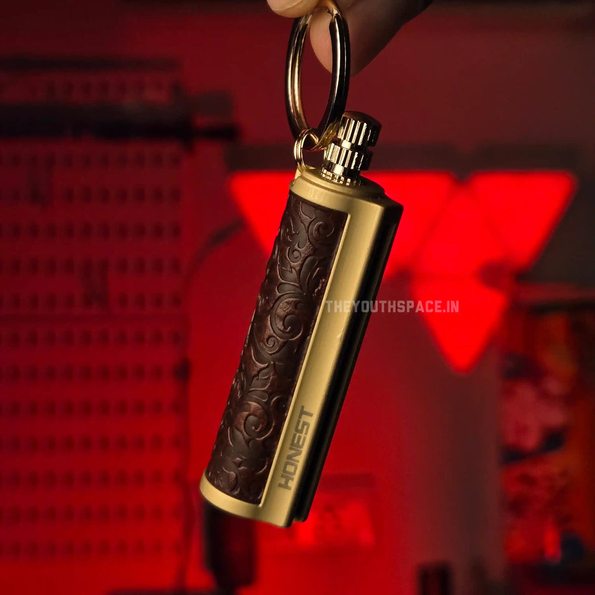 Honest Leather Permanent Matchstick Keychain Lighter