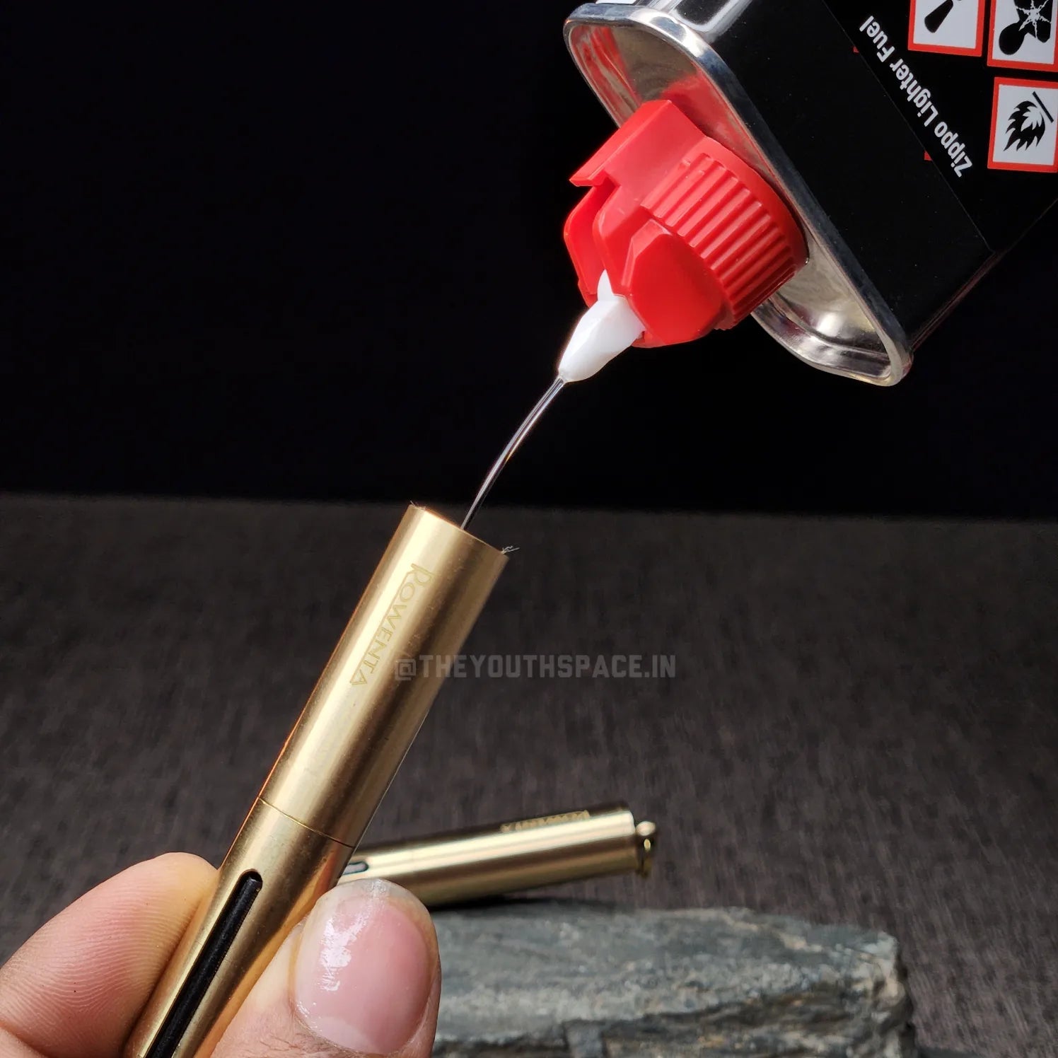 Vintage Brass Strike Lighter