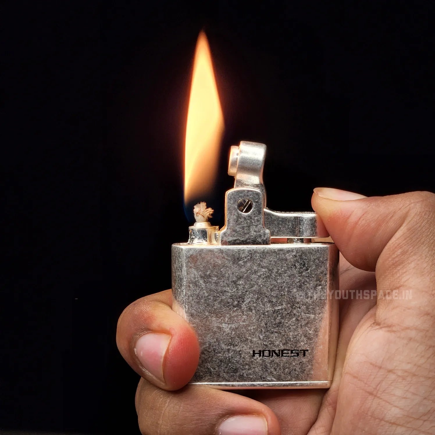 Honest Press Down Vintage Kerosene Lighter