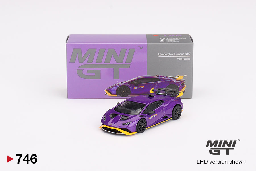 Mini GT Lamborghini Huracán STO Viola Pasifae