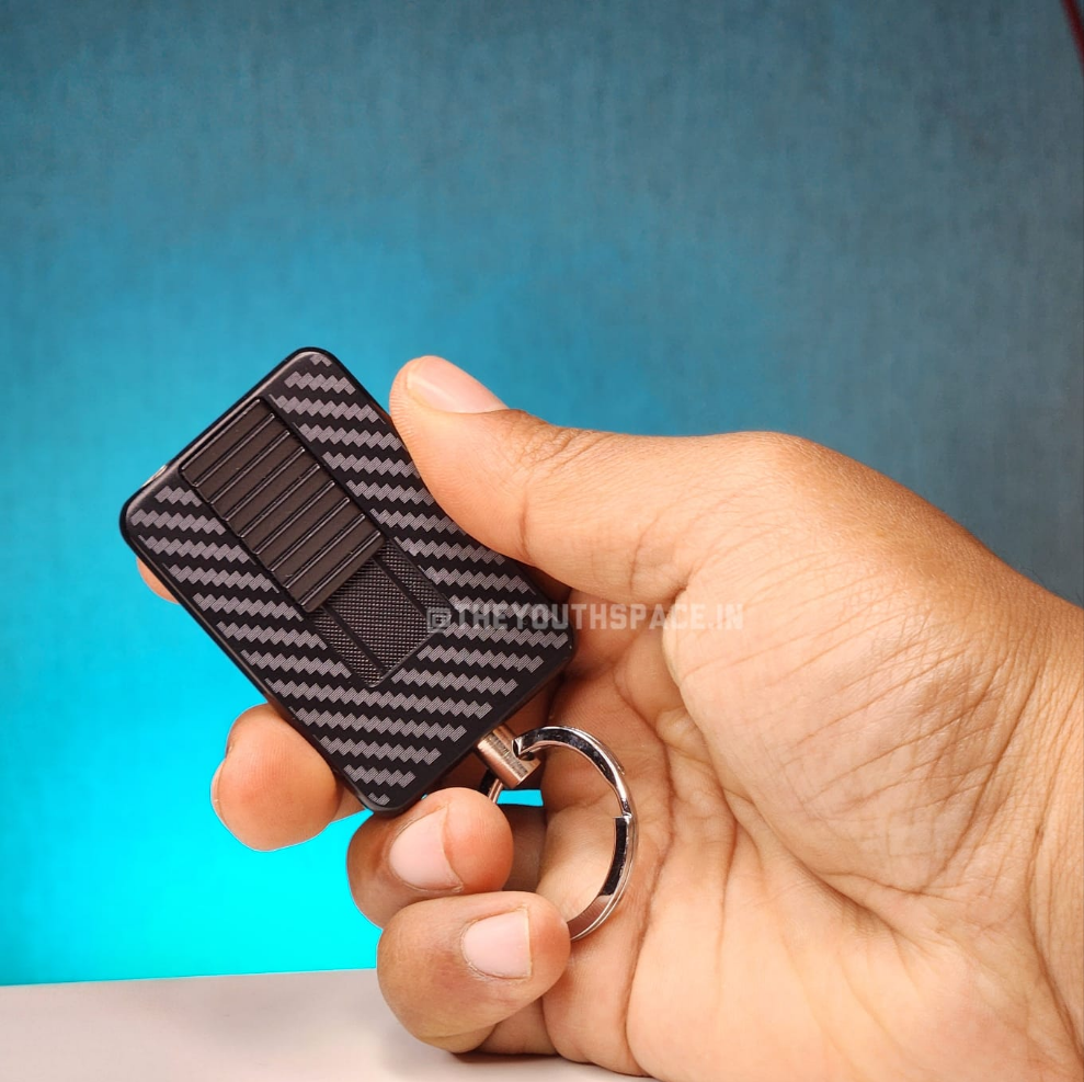 Carbon Ignite Orange Flame Lighter (Metallic)