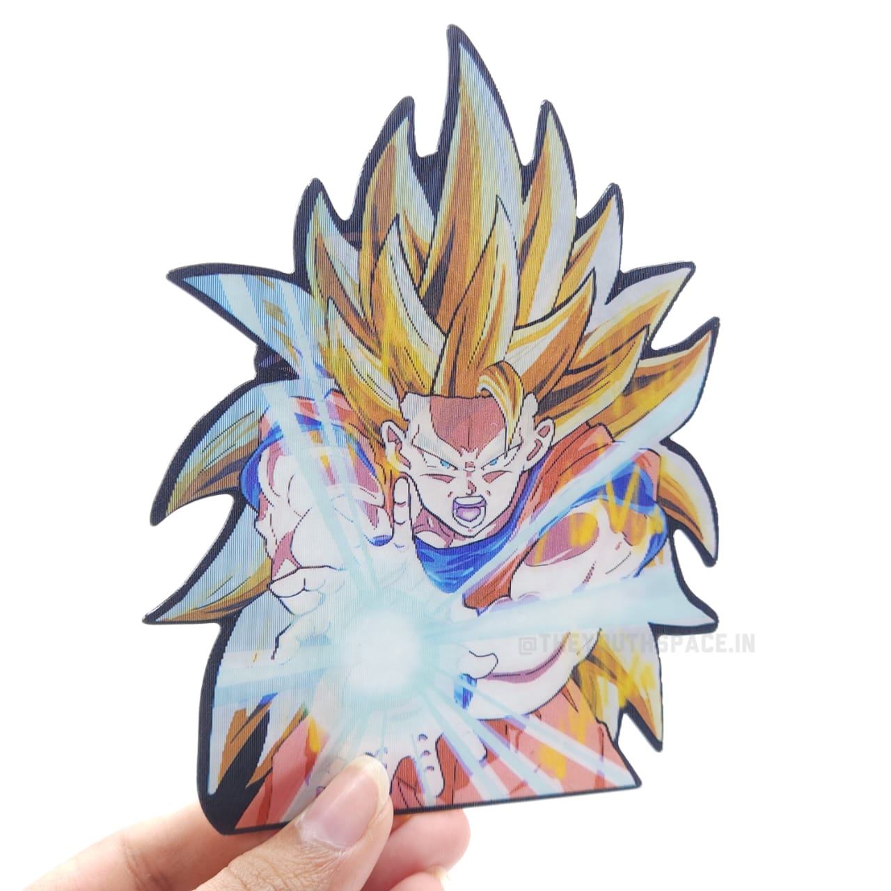 Dragon Ball Z Anime Figure Goku Supersaiyan Motion Stickers Car