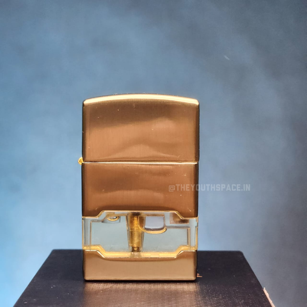 Lumi Tank Red Flame Jet Lighter (Metallic)