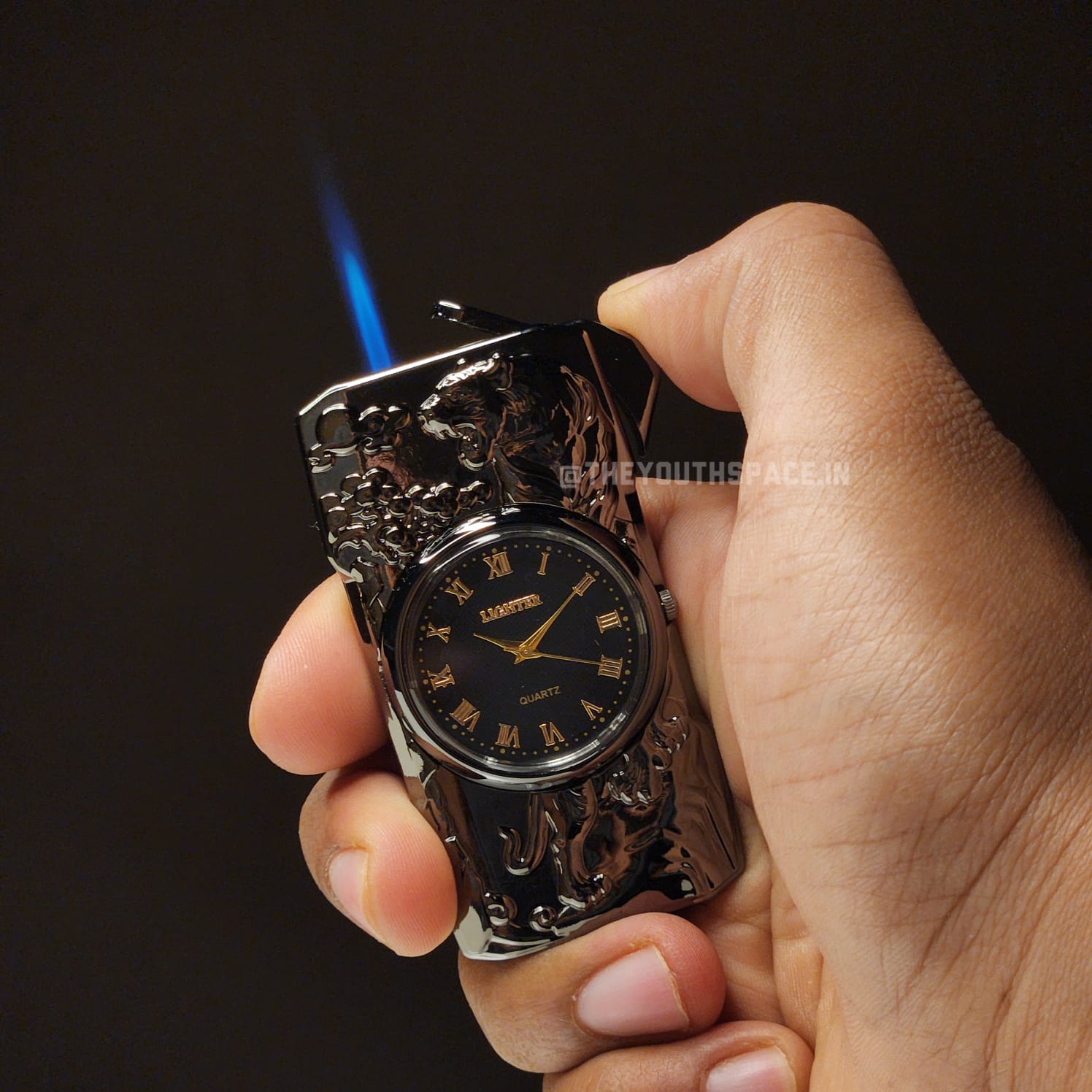 Vintage Clock jet lighter