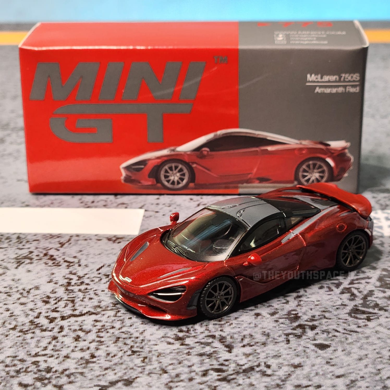 Mini GT McLaren 750S Amaranth Red