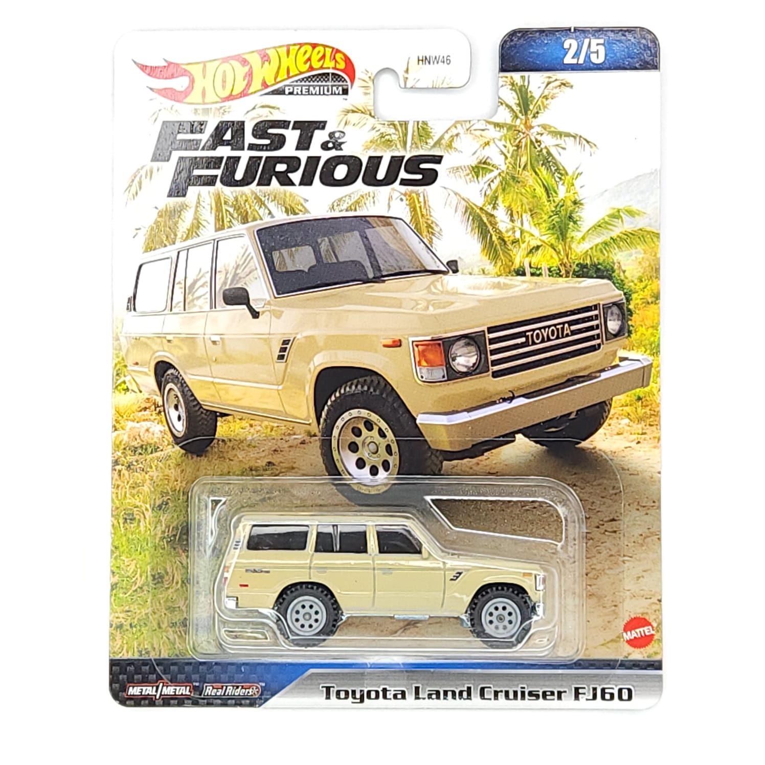 Hotwheels Premium Fast & Furious Toyota Land Cruiser FJ60 2/5 Real Riders