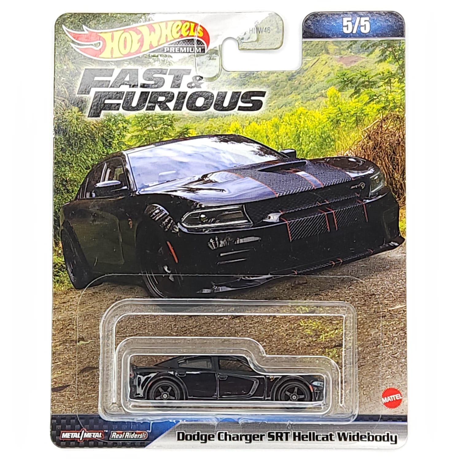 Hot Wheels Premium Car Culture Fast & Furious F9 Dodge SRT Charger Hellcat Imported