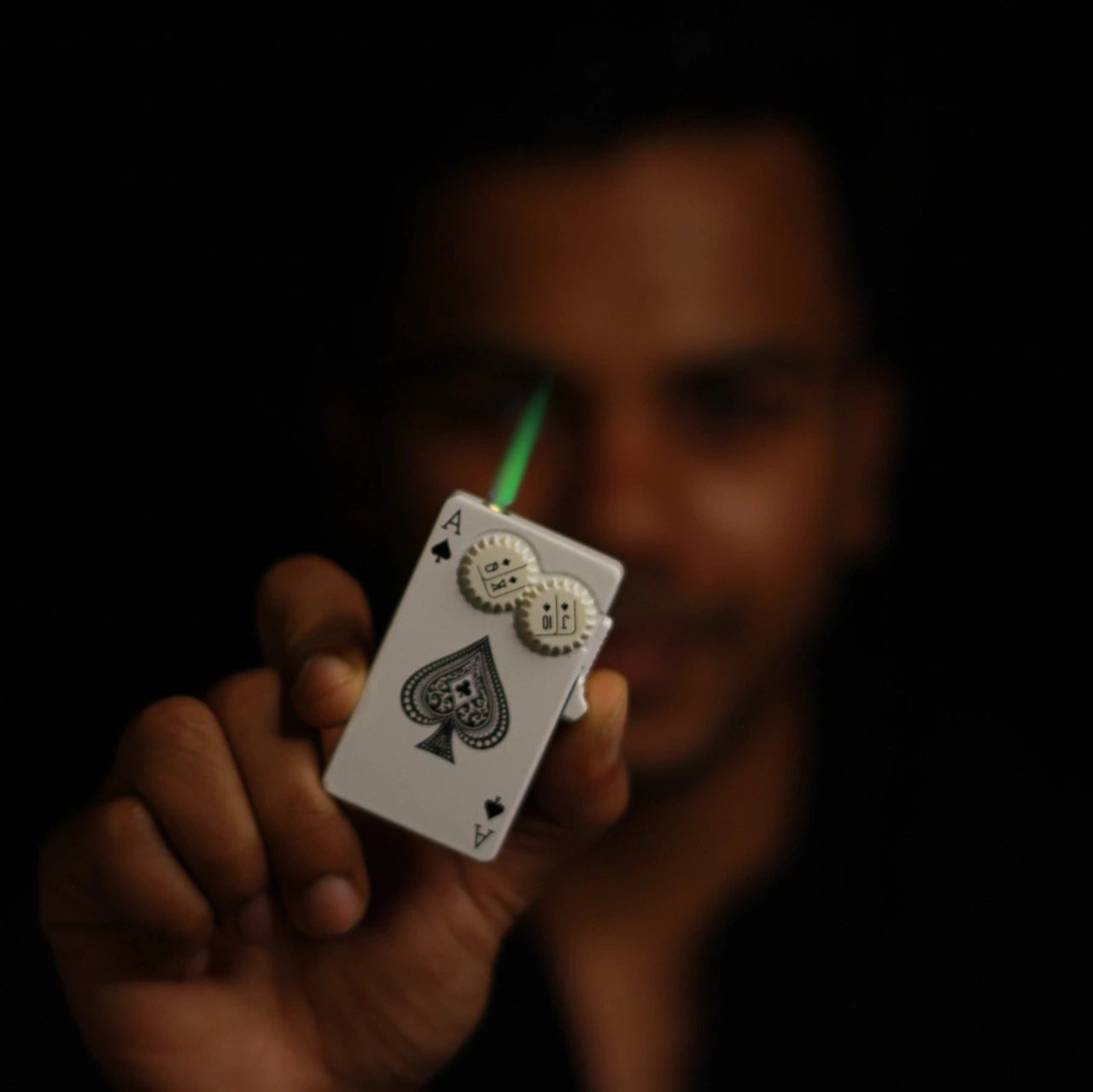 Ace Double Gear Lighter (Metallic)