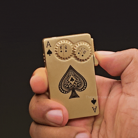 Ace Double Gear Lighter (Golden)