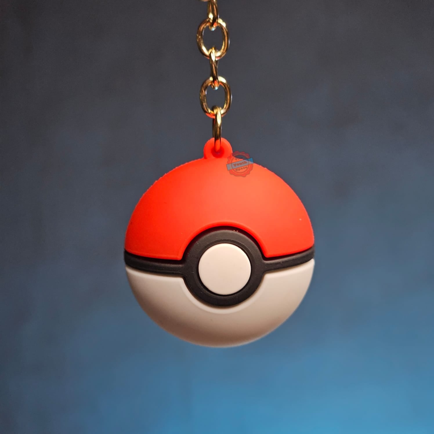 Poke ball Silicone Keychain