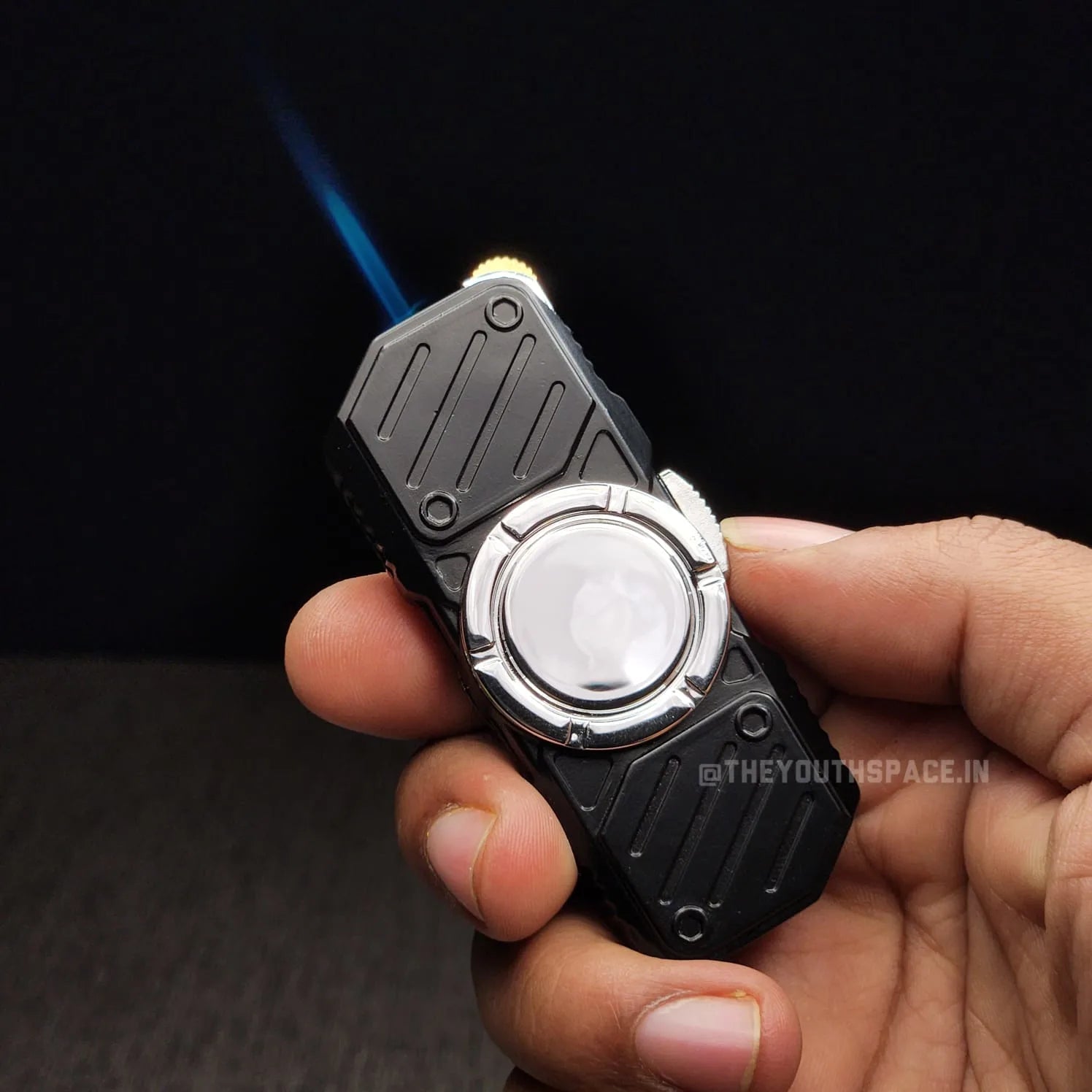 Cypher Fidget Spinner Jet Lighter (Metallic)