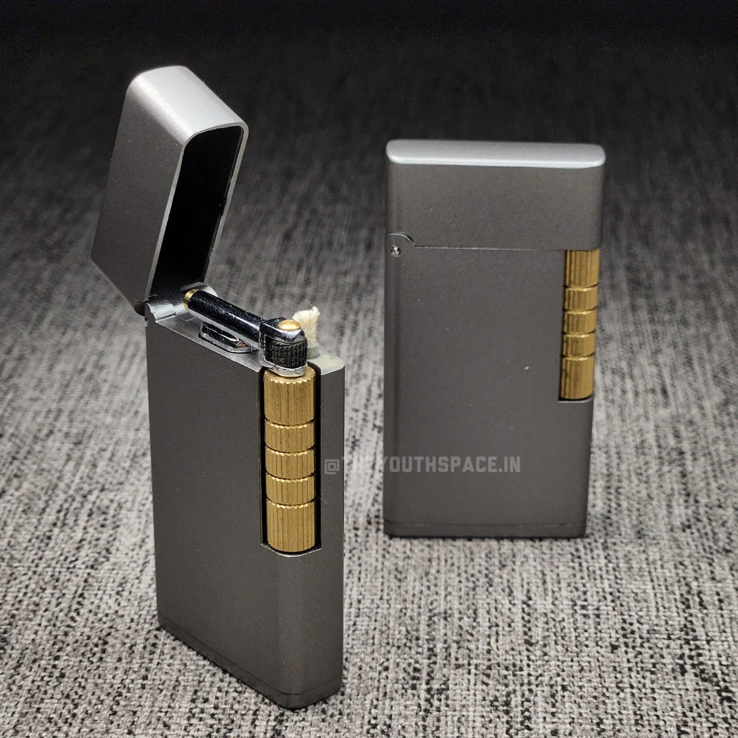Aurelius Grey Top Fill Lighter