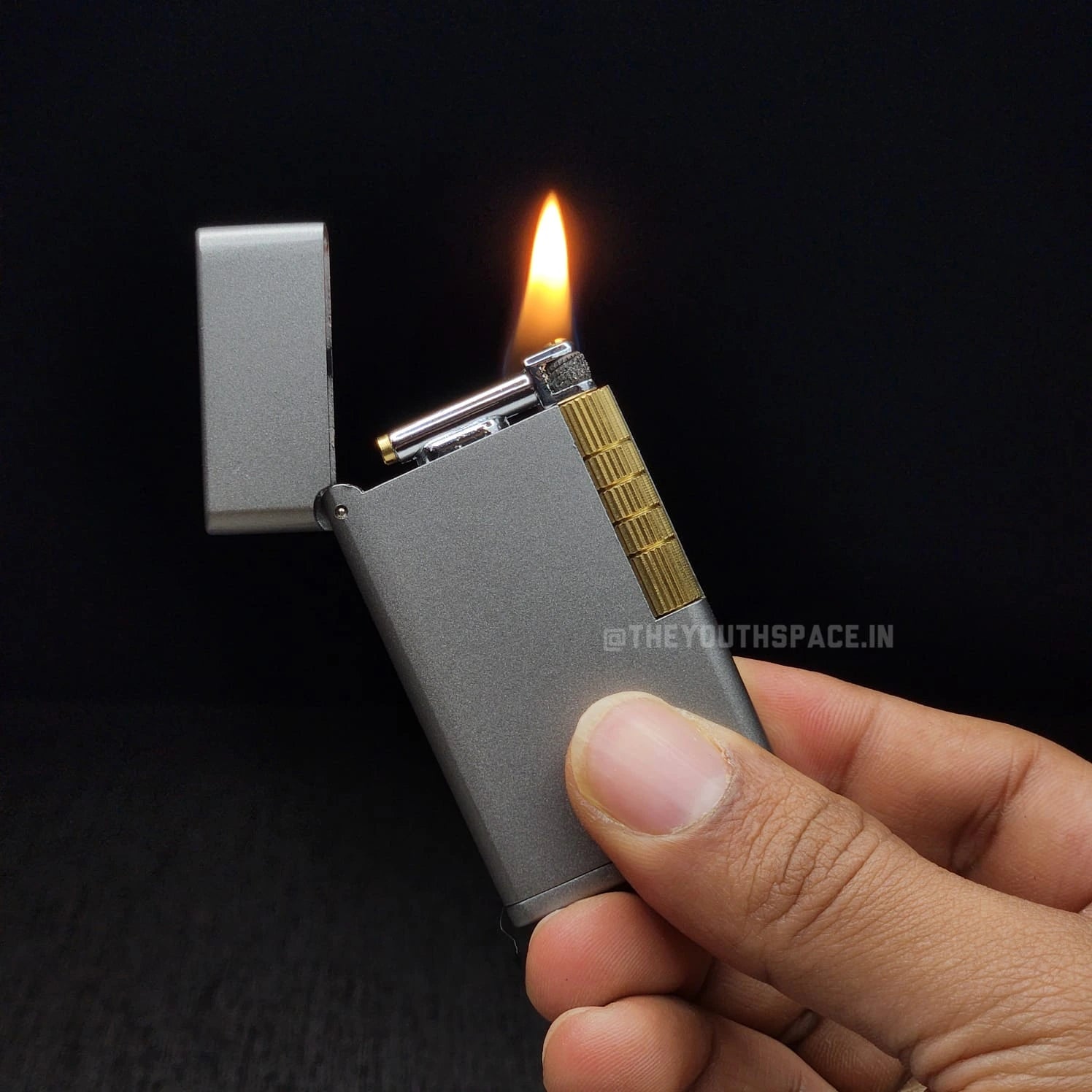 Aurelius Grey Top Fill Lighter