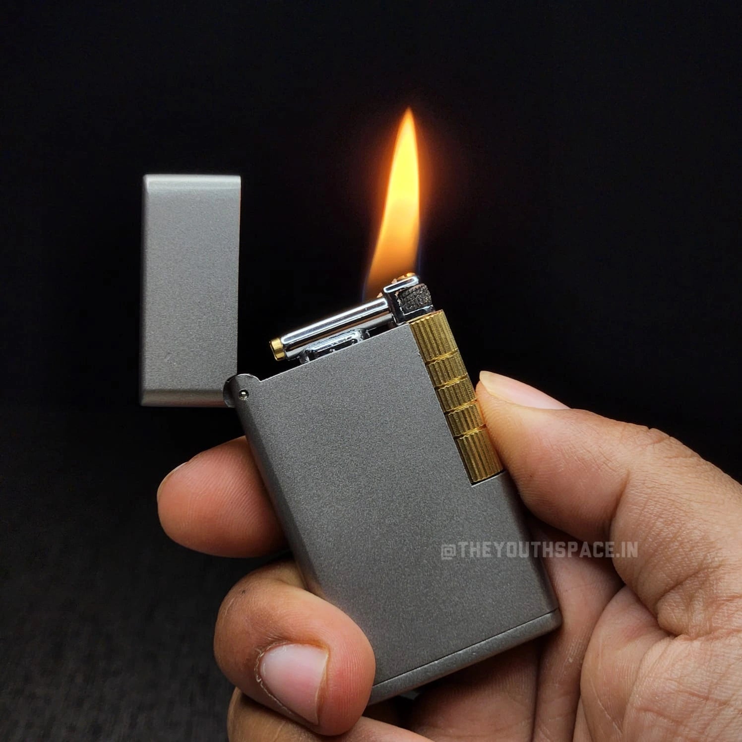 Aurelius Grey Top Fill Lighter