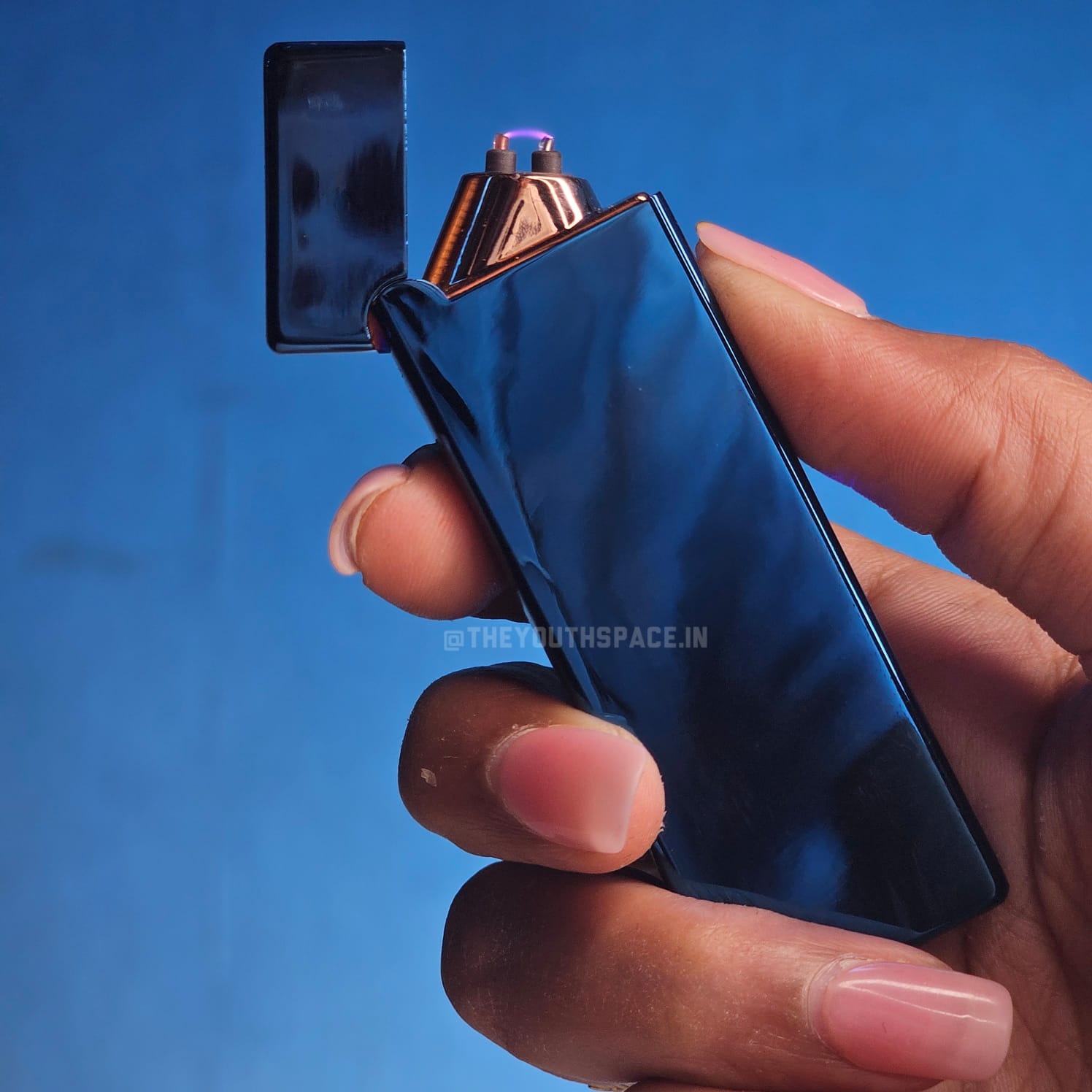 Lumina Double Arc Rechargeable Metallic Lighter