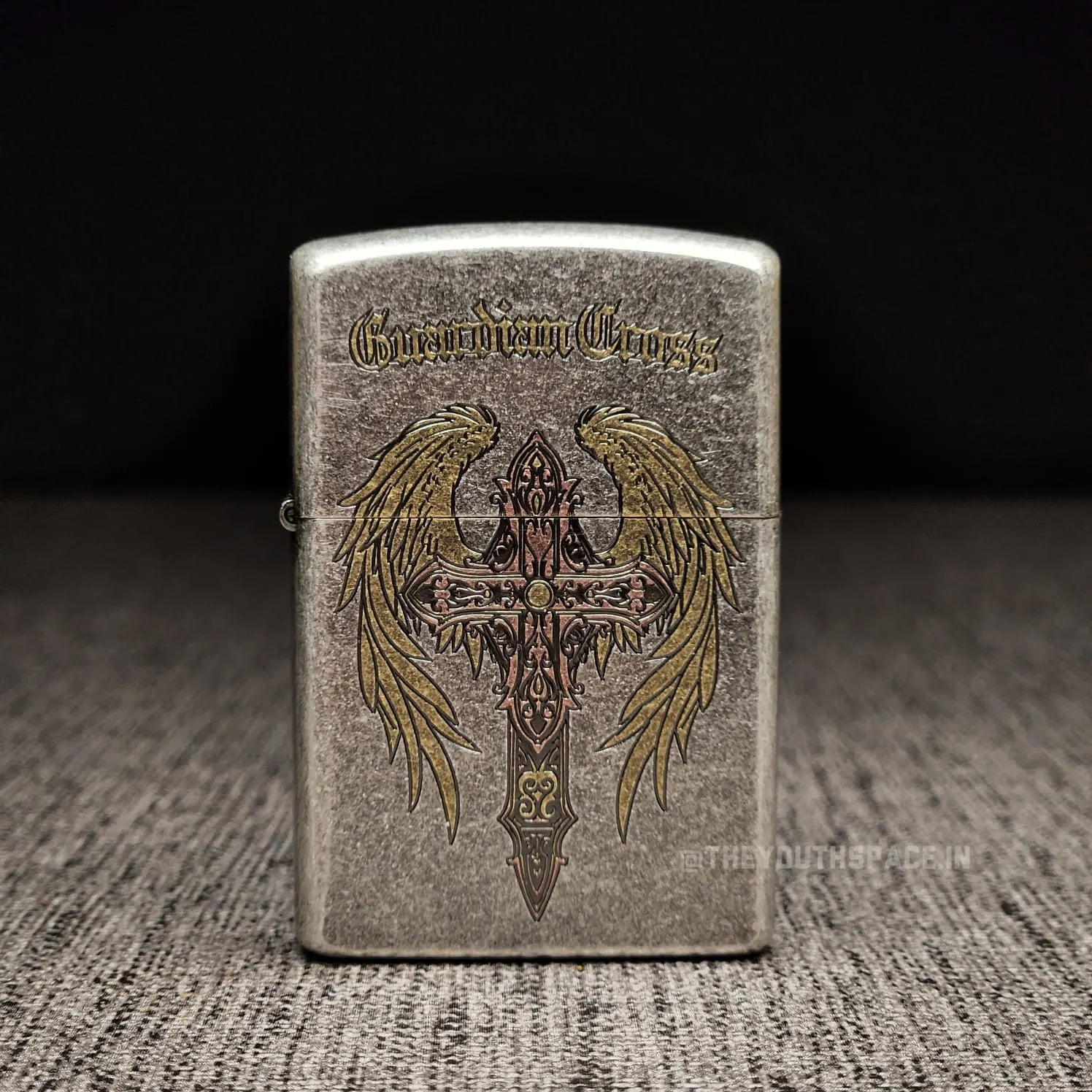 ZORRO ULTIMATE JUSTICE BRASS GUARDIAN CROSS LIGHTER 24HK