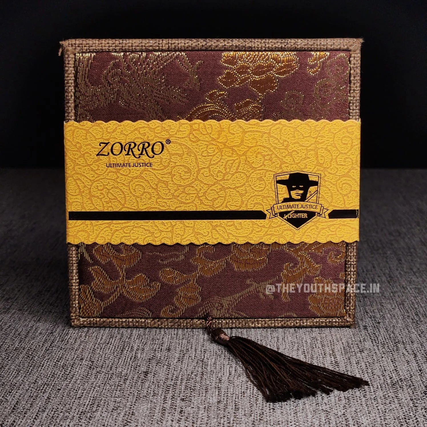 Zorro Heavy Armor Lighter With Mountains and Blue Sea