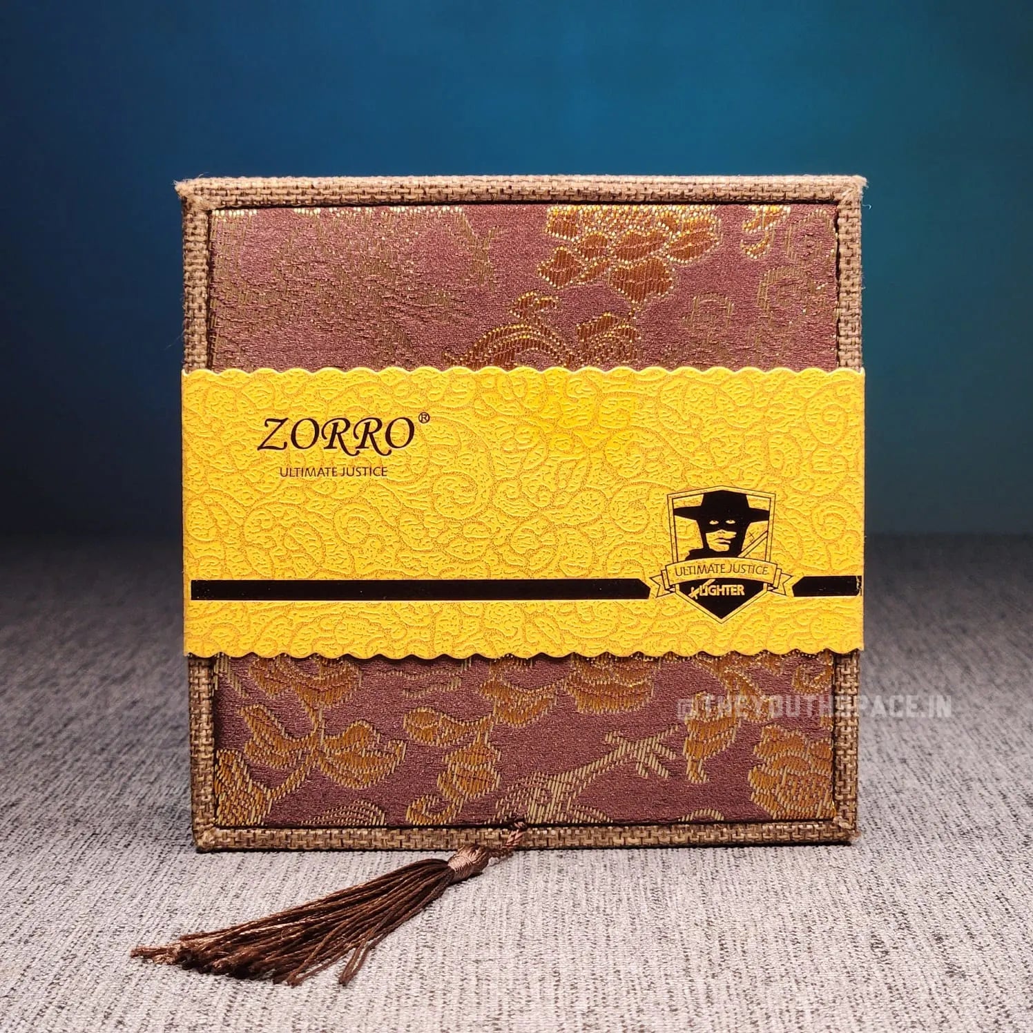 Zorro Heavy Armor Lighter With Mountains and Blue Sea