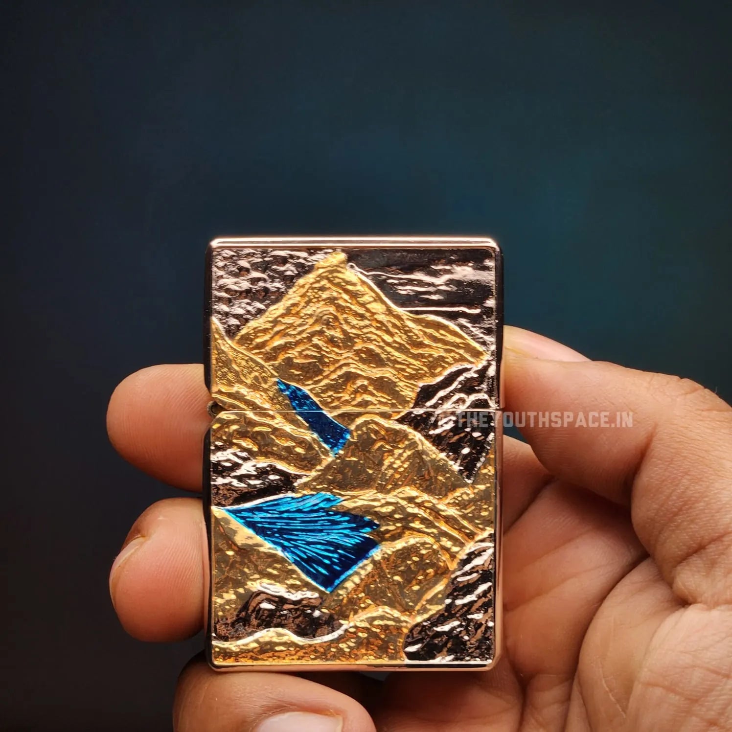 Zorro Heavy Armor Lighter With Mountains and Blue Sea