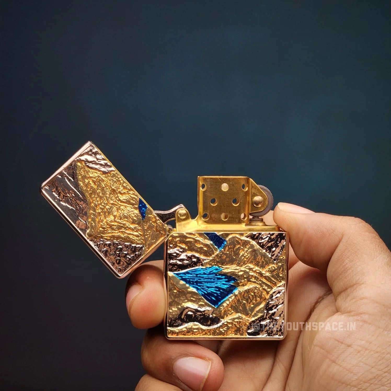 Zorro Heavy Armor Lighter With Mountains and Blue Sea