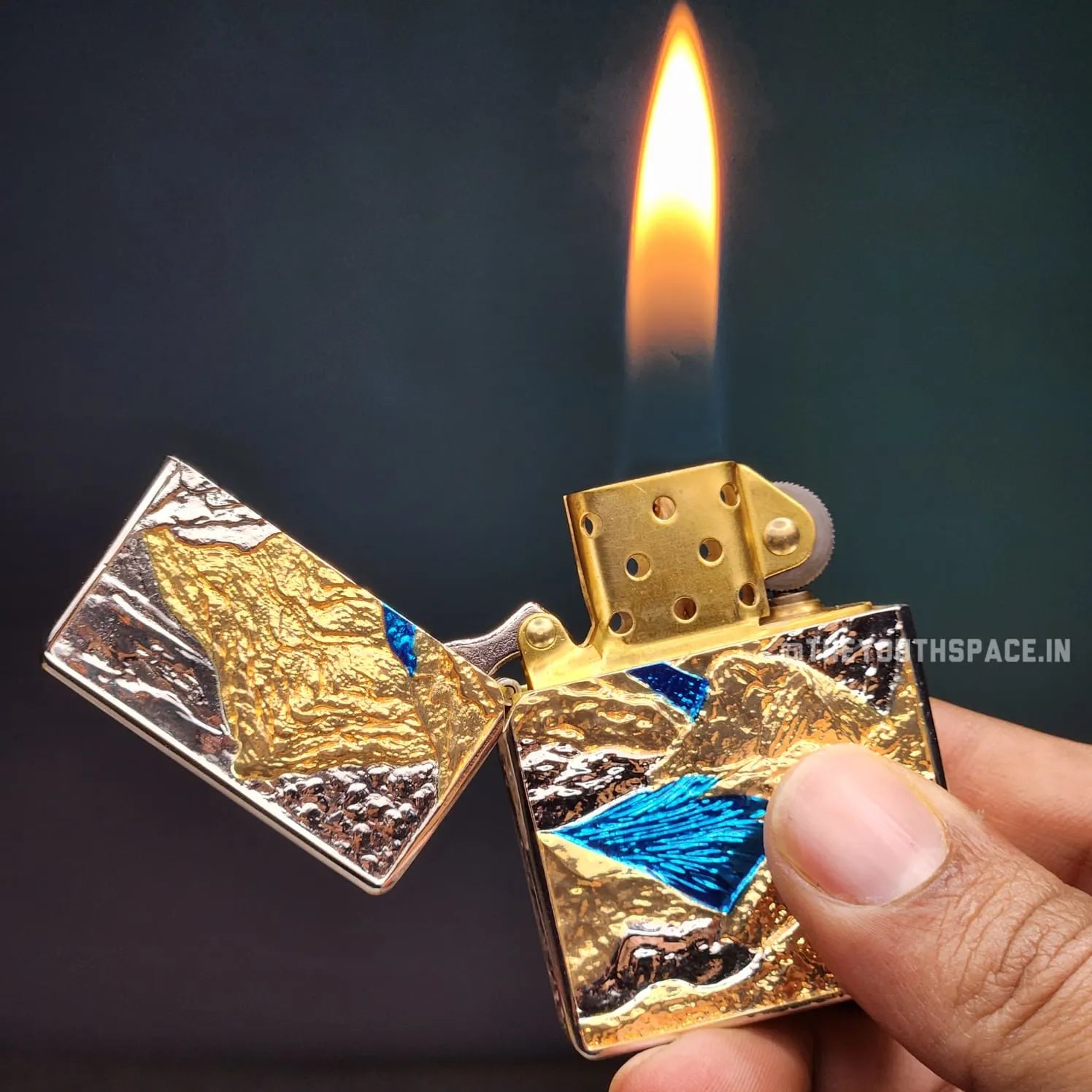 Zorro Heavy Armor Lighter With Mountains and Blue Sea