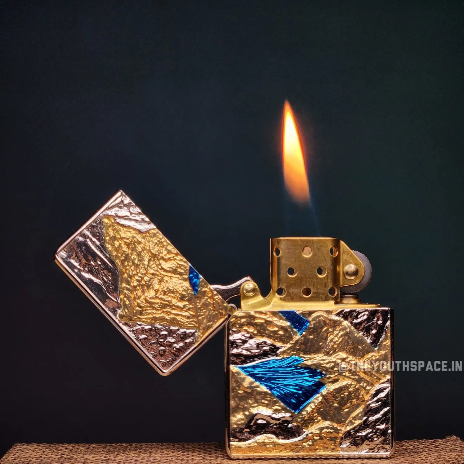 Zorro Heavy Armor Lighter With Mountains and Blue Sea