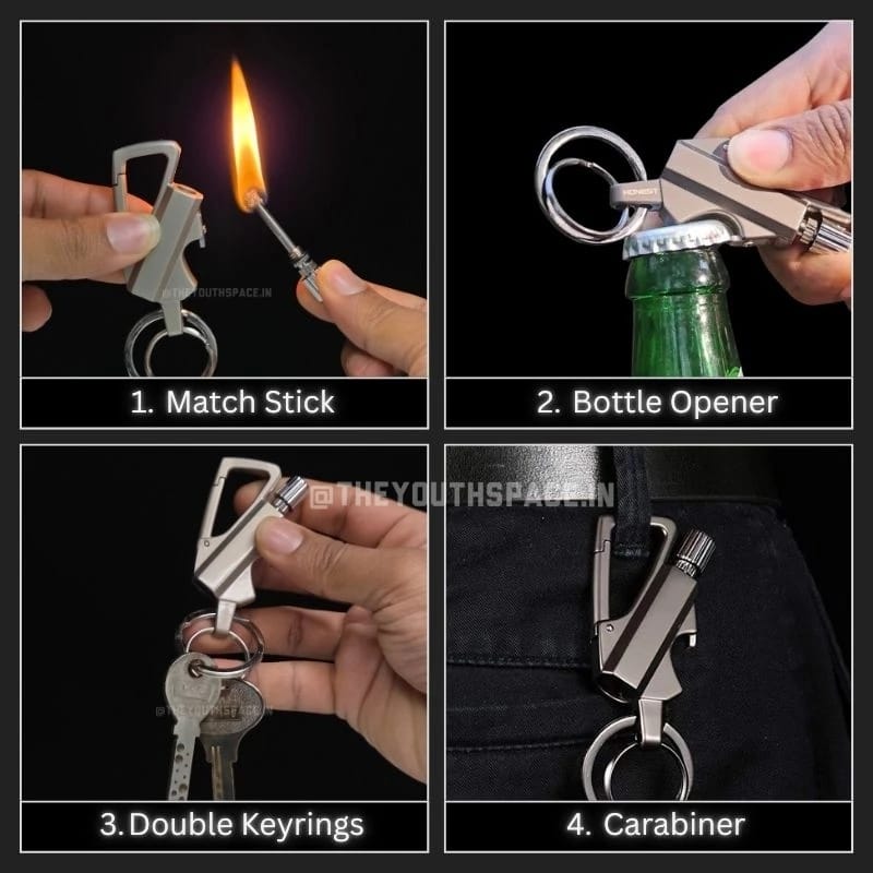Metallic Flint Stick Lighter