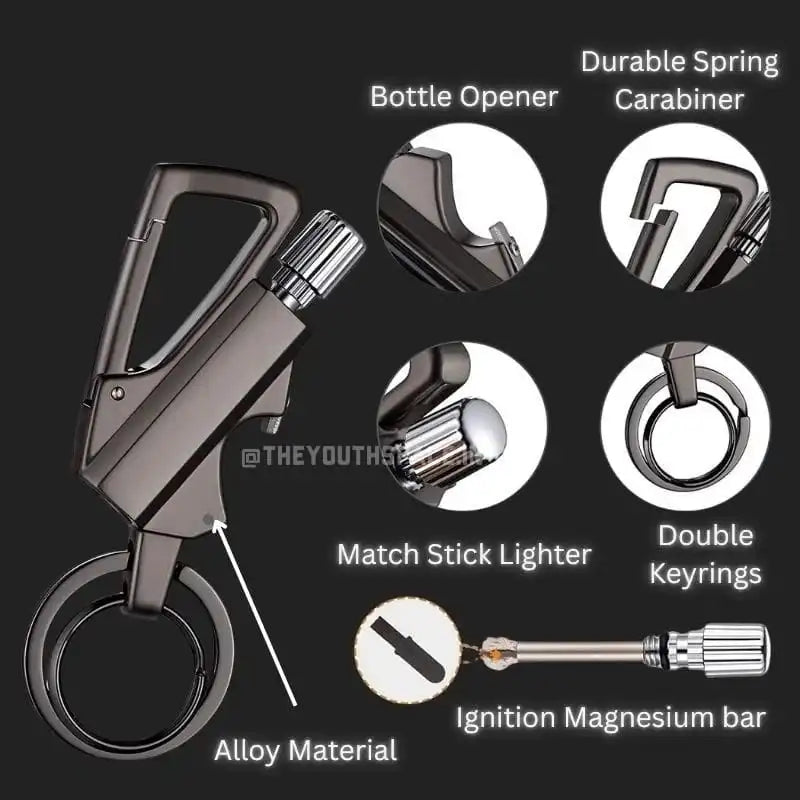 Metallic Flint Stick Lighter