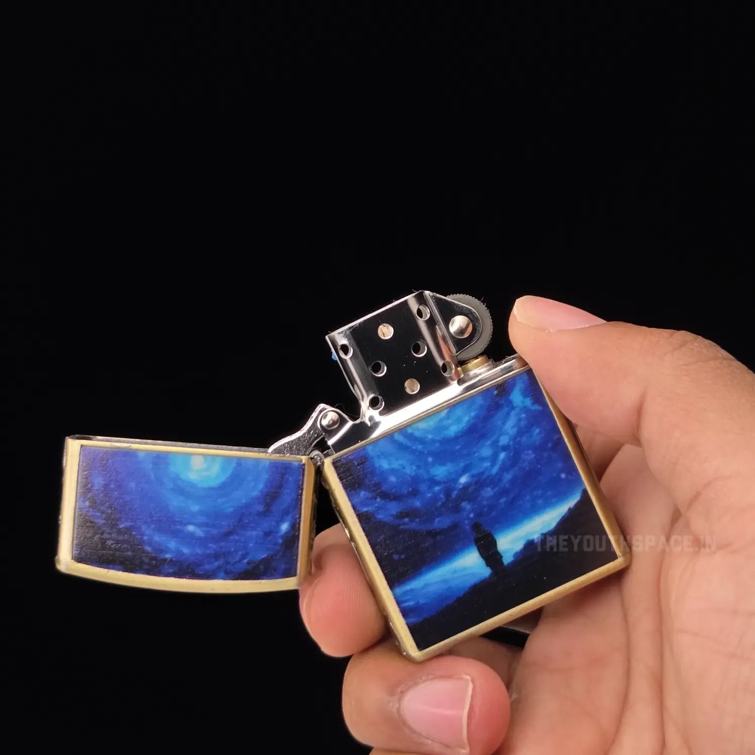 Zorro Ultimate Justice Brass Cosmic Dreamer Glow in Dark Lighter