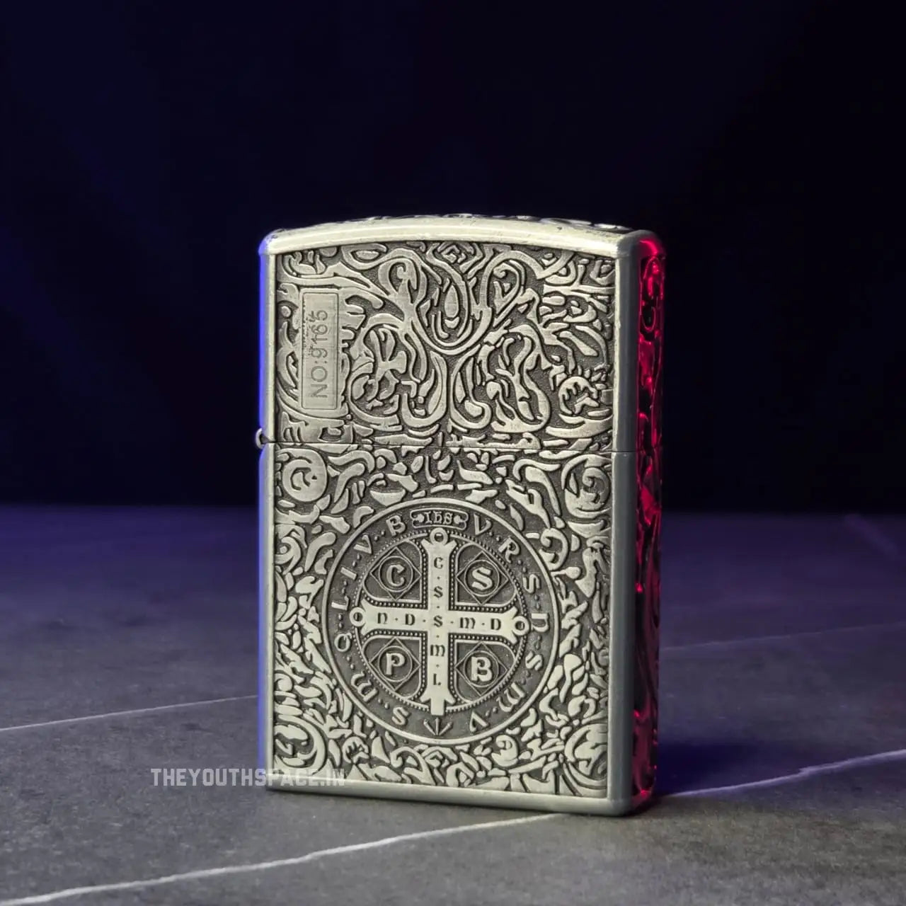 ZORRO Ultimate Justice Antique Brass Saint Benedict Cross Kerosene Lighter 2025