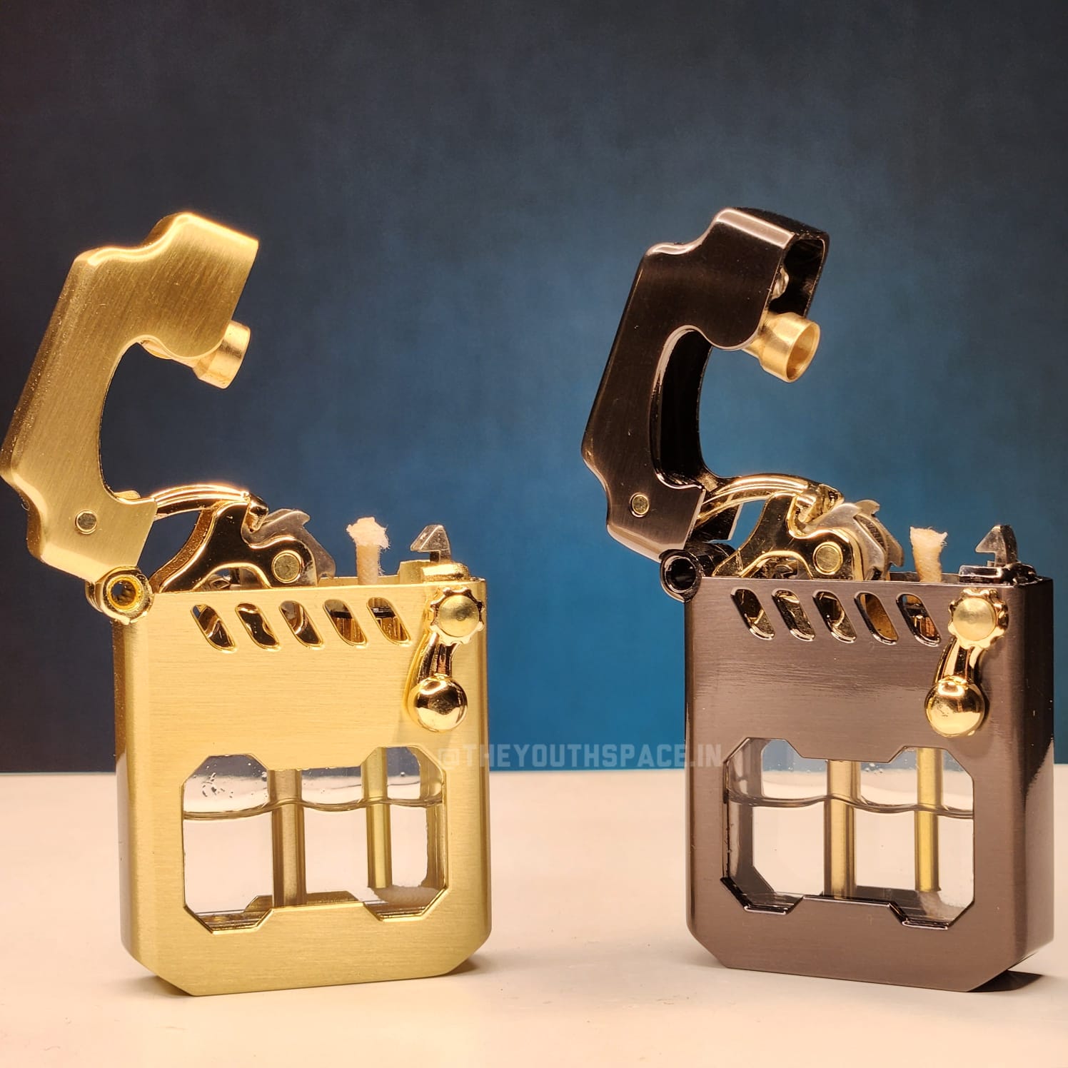 Original Zorro Mecha Transparent Fuel Tank Kerosene Lighter