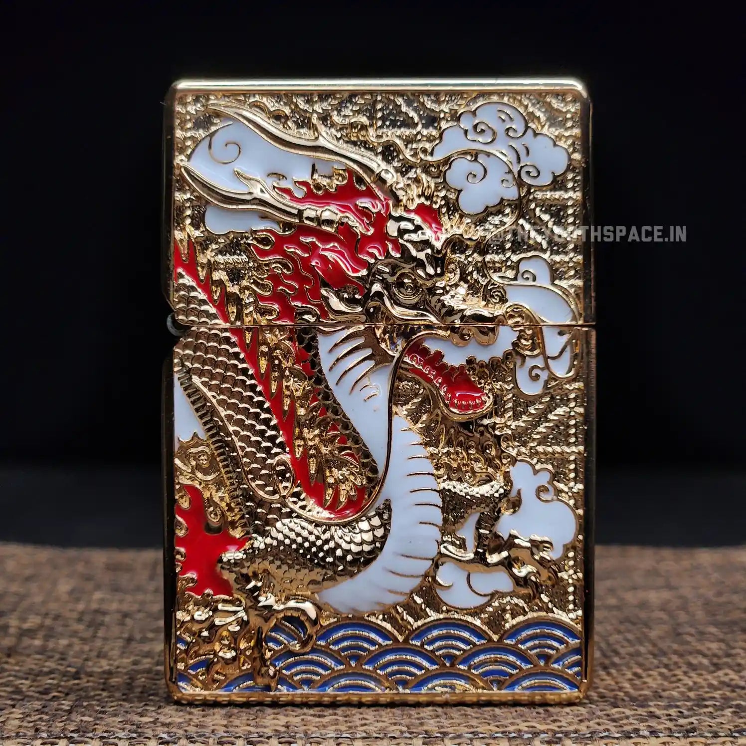 Zorro Ultimate Justice Brass Red Dragon Embossed Lighter 2025