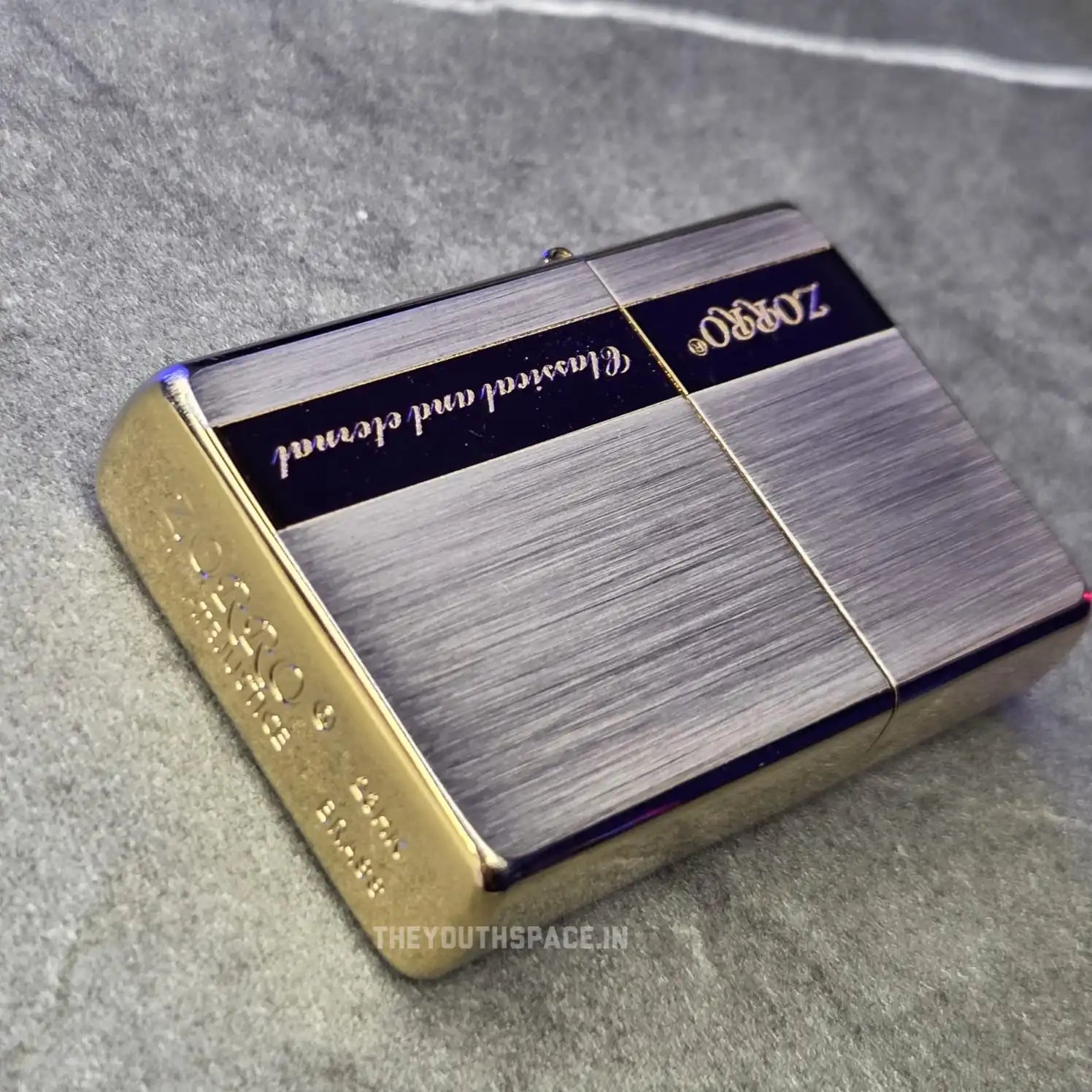 ZORRO ULTIMATE JUSTICE BRASS CLASSIC AND ETARNAL LIGHTER 23HK