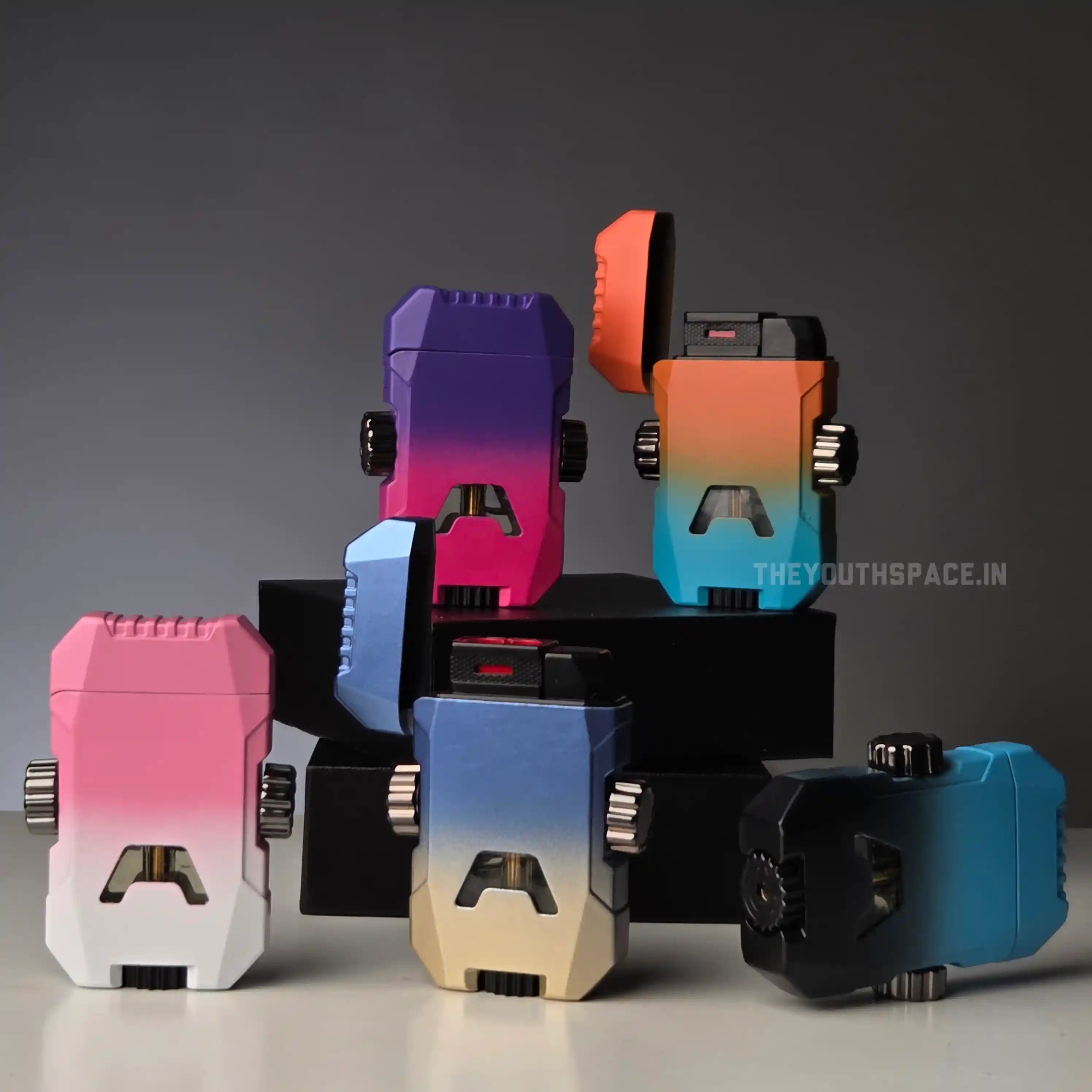 Lancia Dual Jet Gyro Spinner Lighter