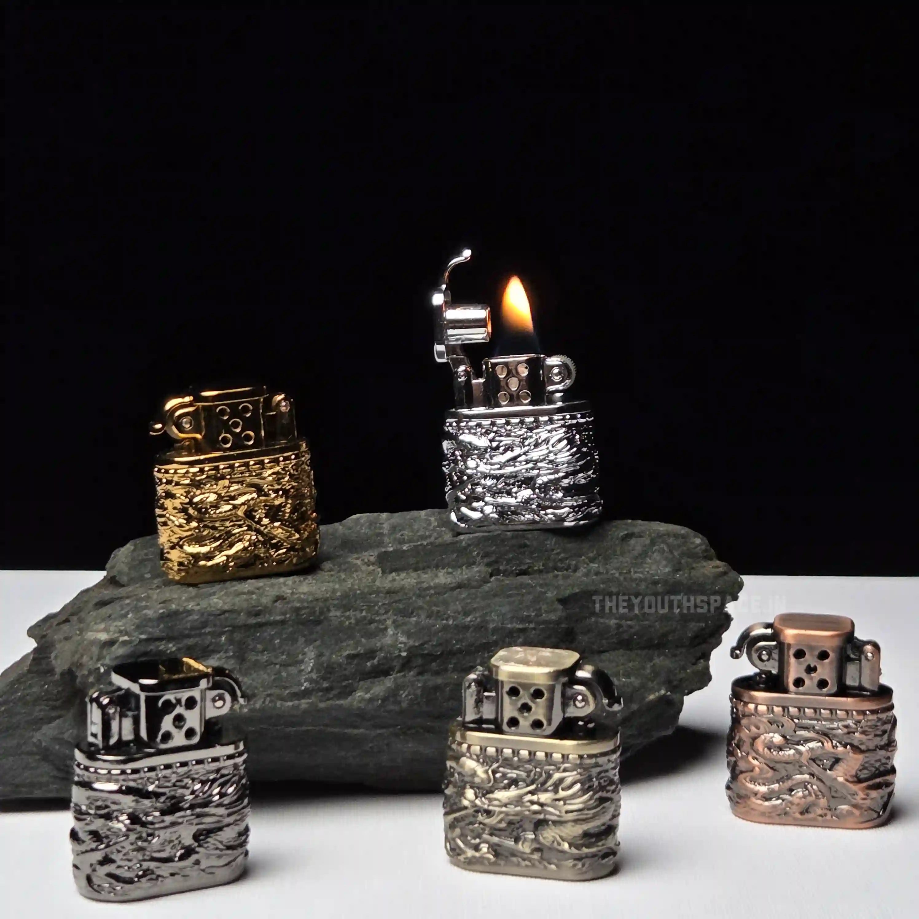 Mini Dragon Engraved Lighter