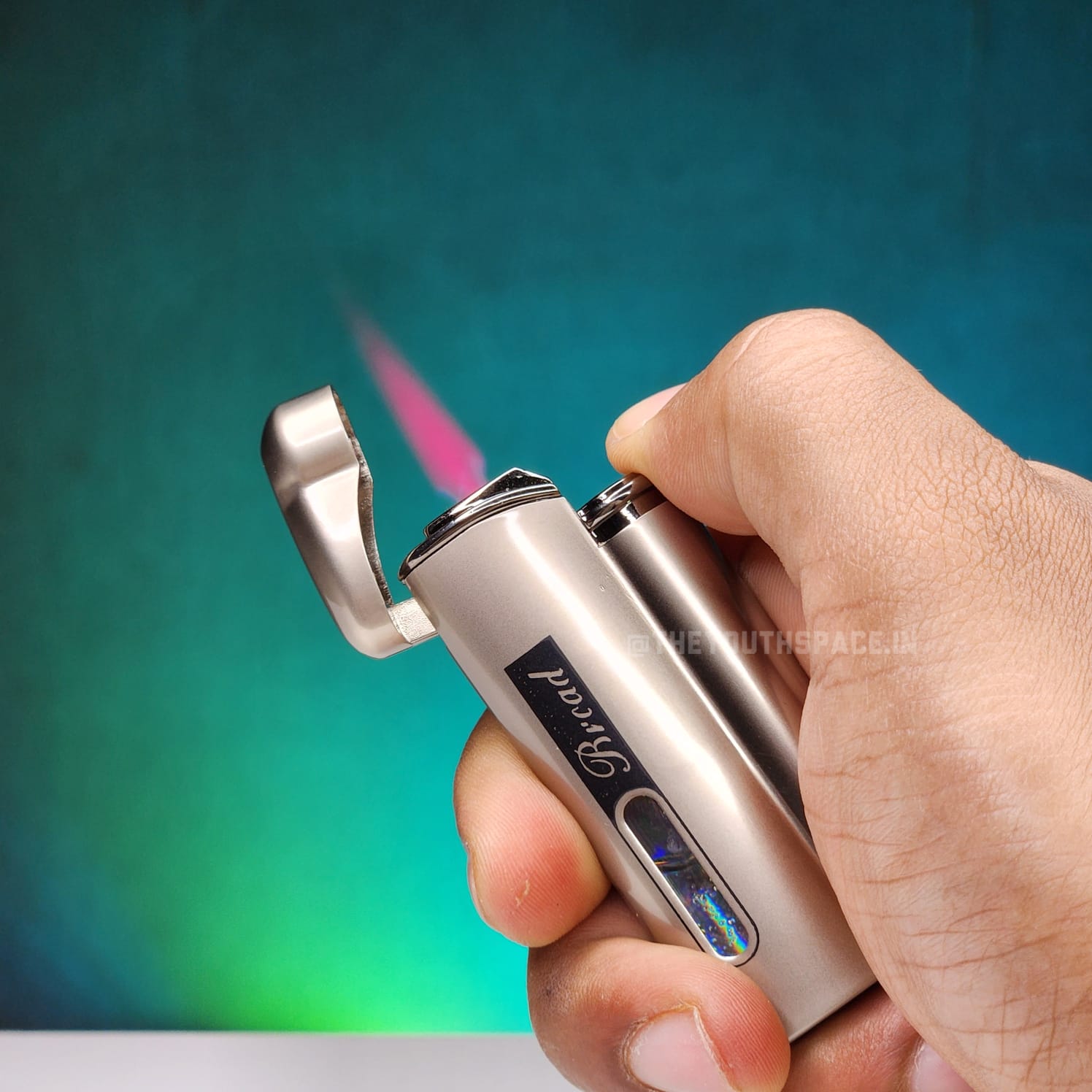 Orbit Red Flame Visible Fuel Tank Lighter