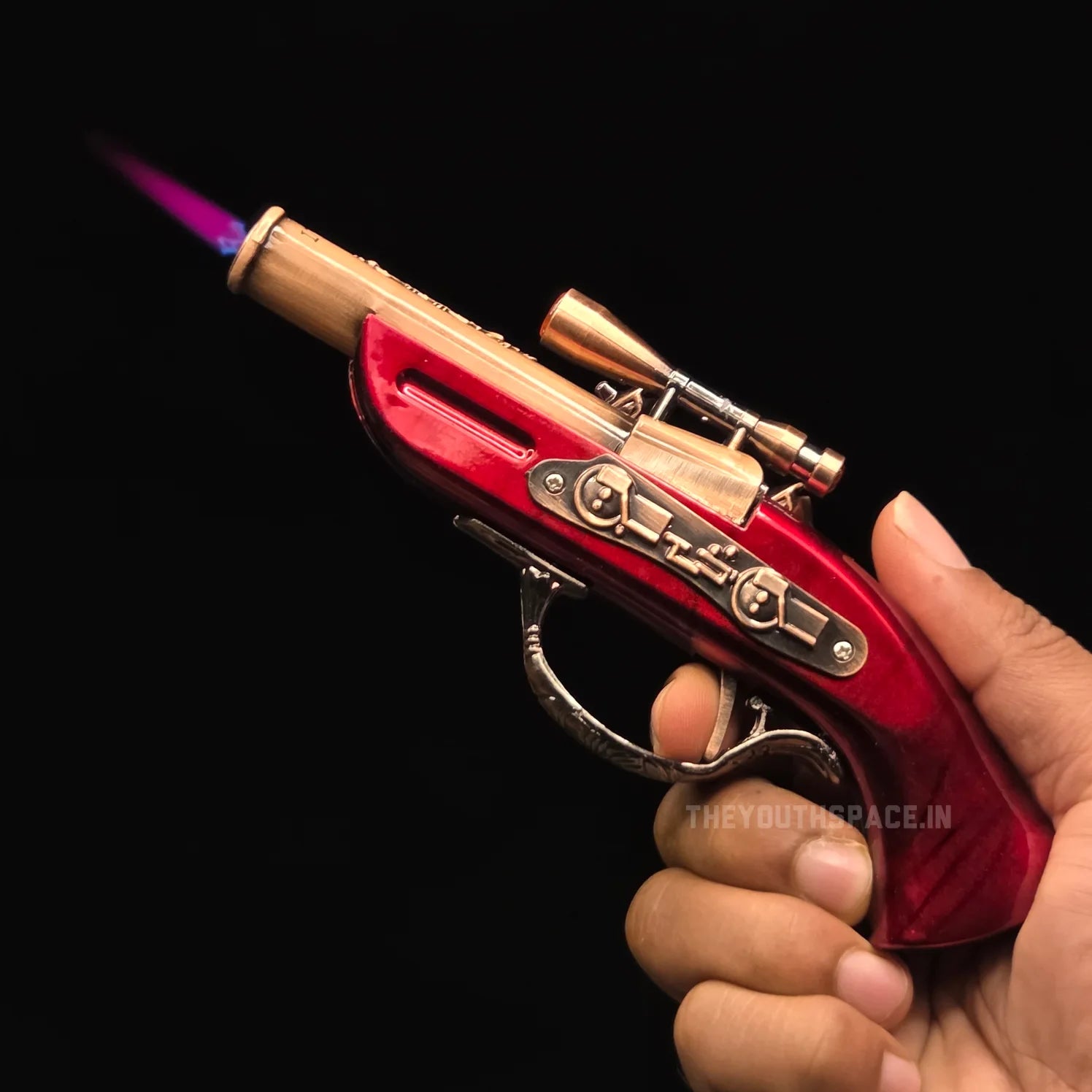 Vintage Flintlock Pistol Style Luxury Lighter – Collectible Showpiece