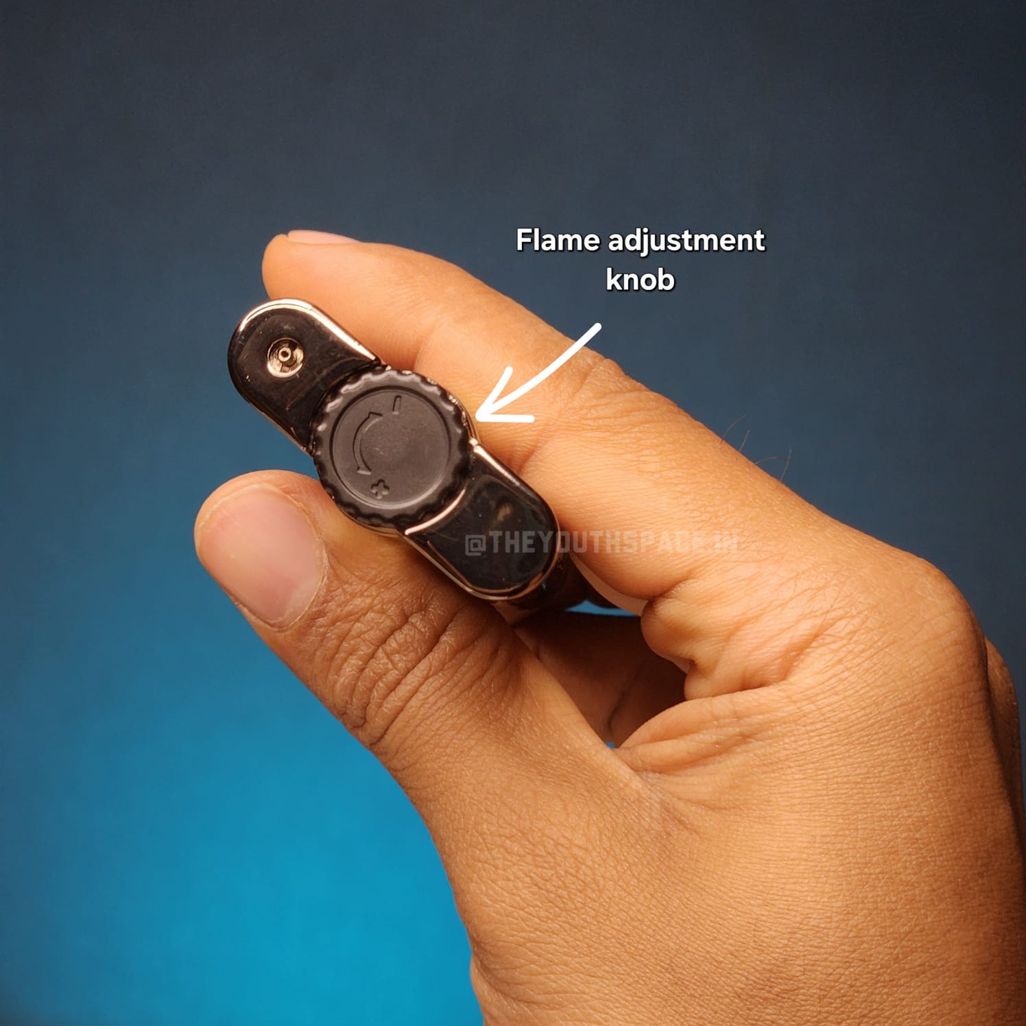 Heavy Block Burner Jet Flame Lighter (Metallic)