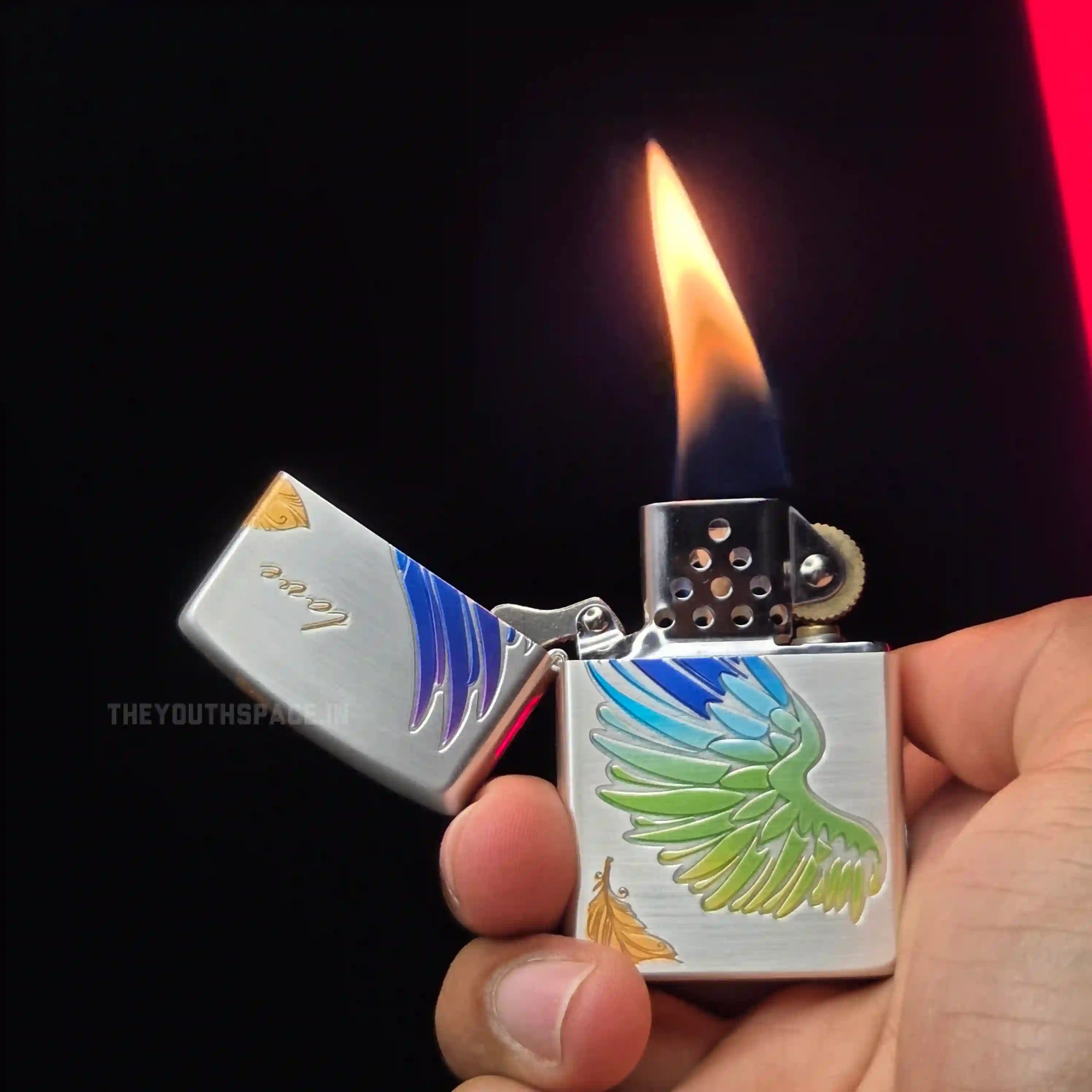 ZORRO Ultimate Justice Brass Multicoloured Angel Wing Lighter 2025
