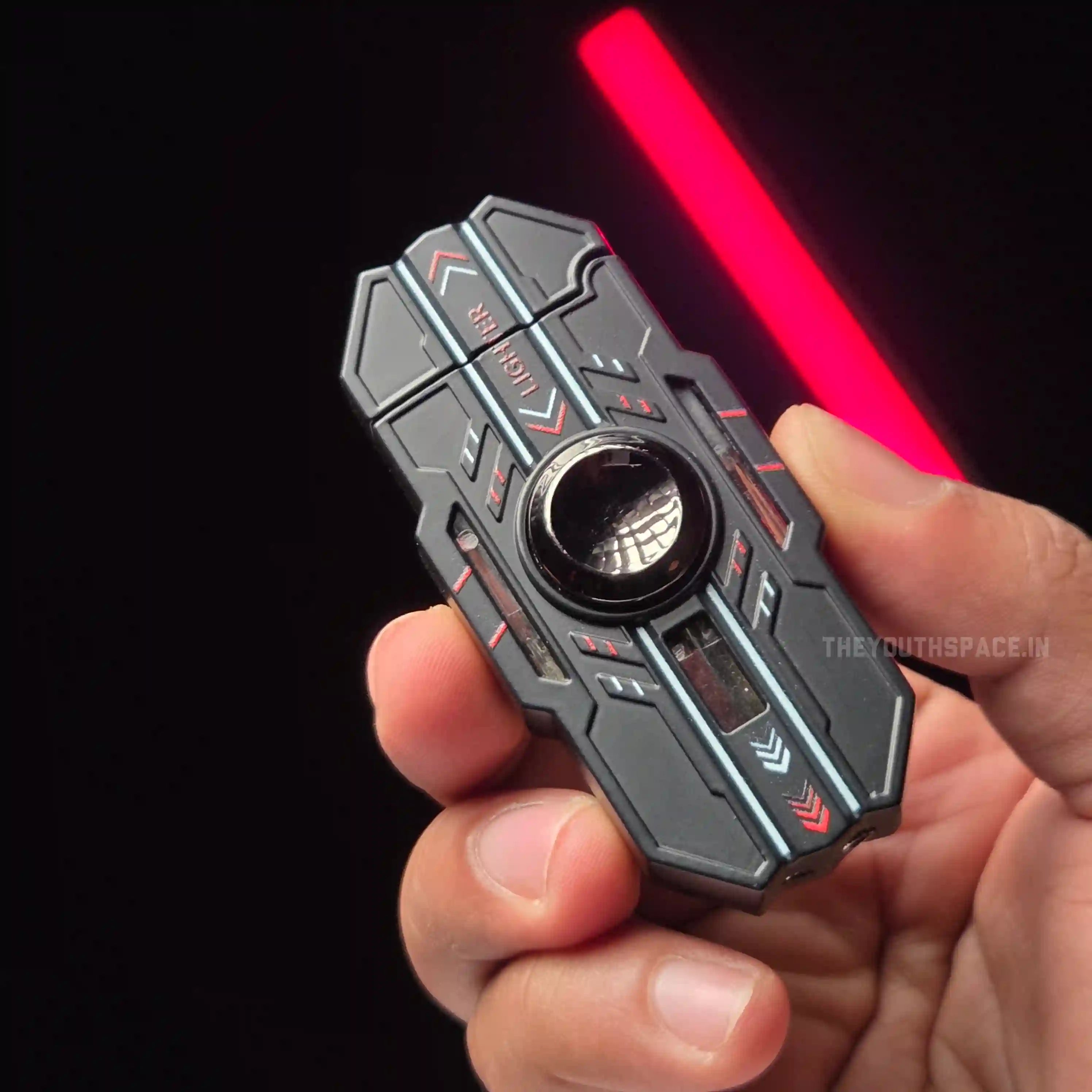 Mecha Fidget Spinner Luminous Jet Lighter