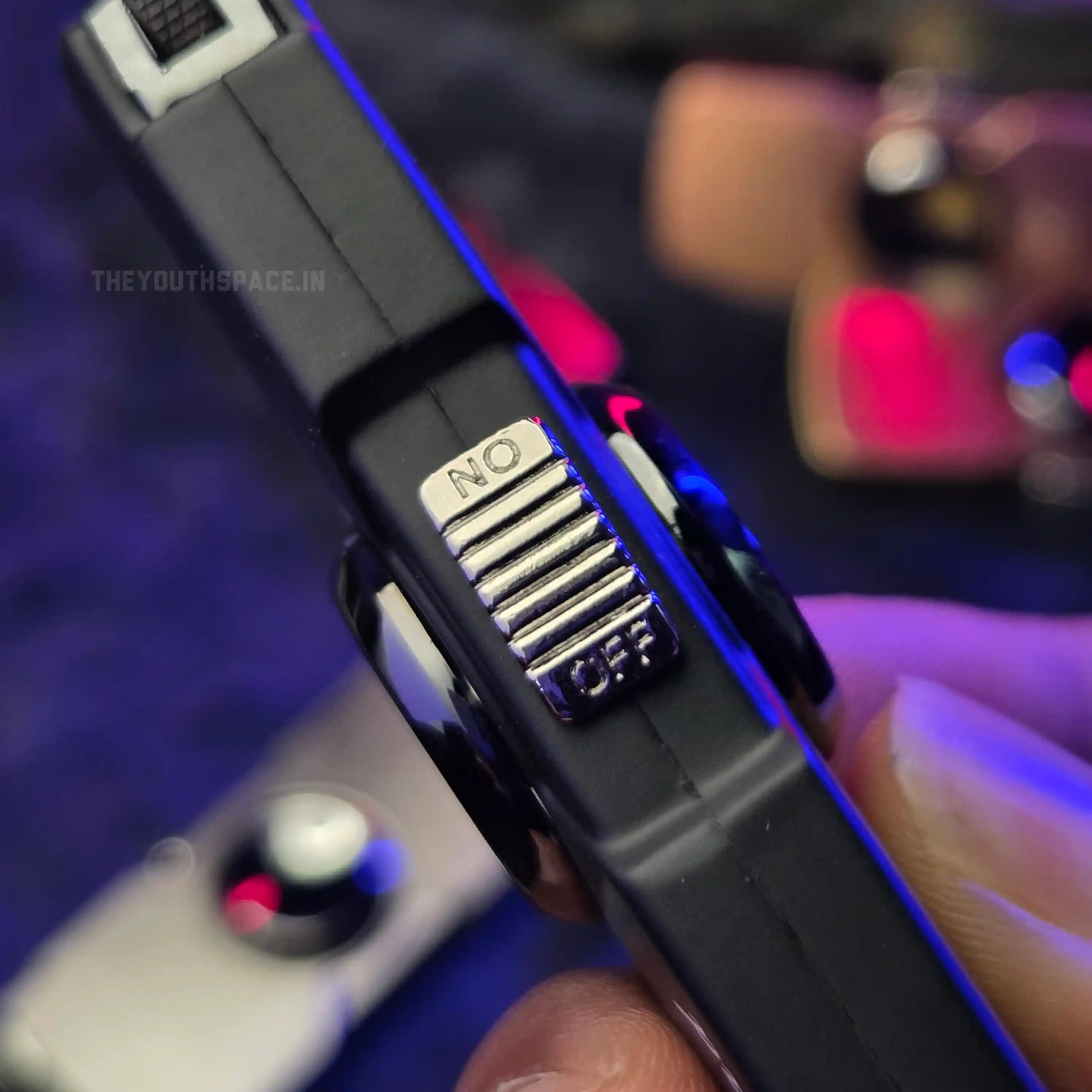 Fidget Spinner Jet Lighter (Metallic)